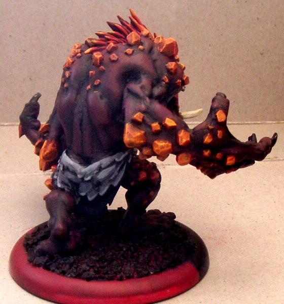 Dire Troll Mauler, Hordes, Trollbloods, Work In Progress