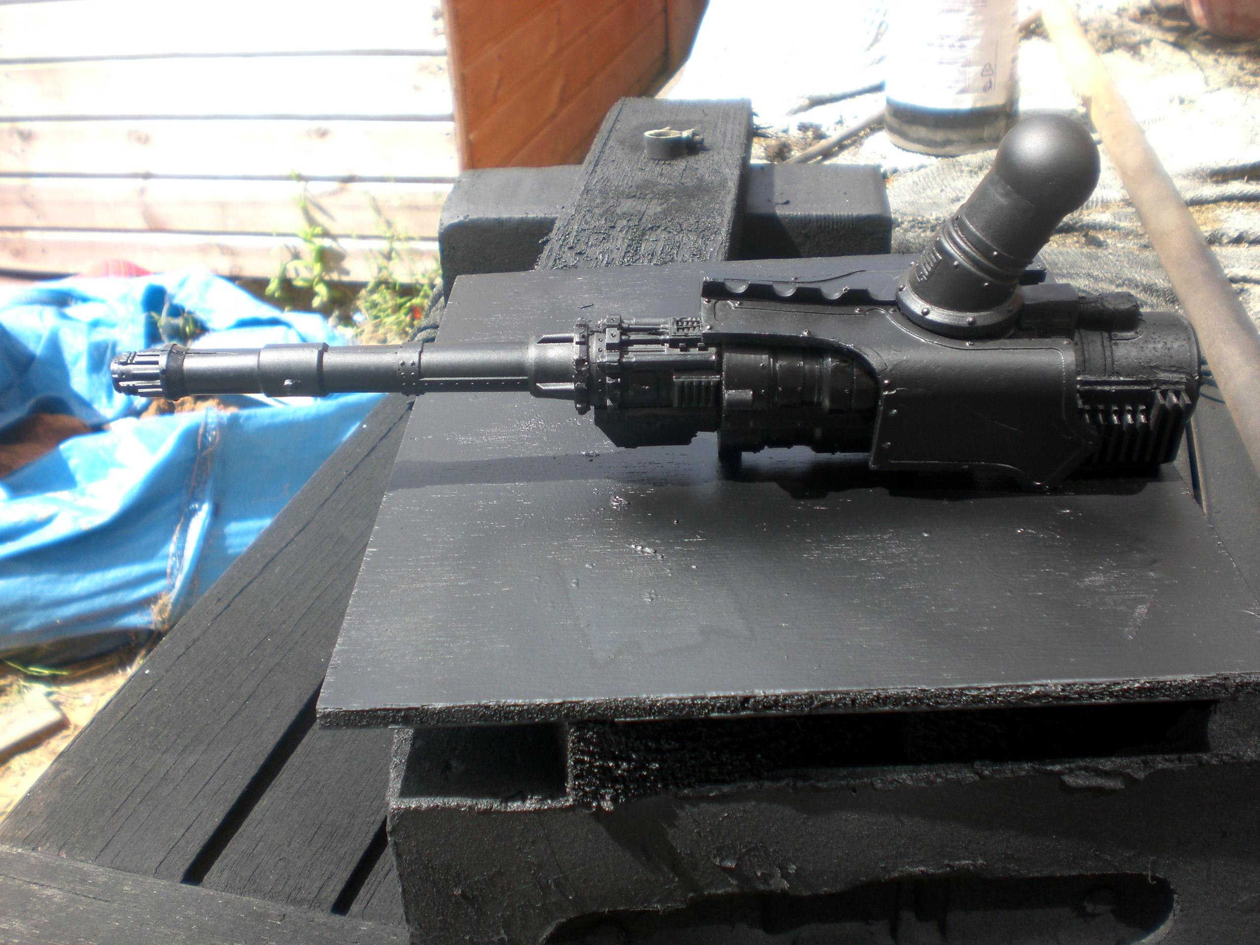 converted reaver titan arm mounted volcano cannon