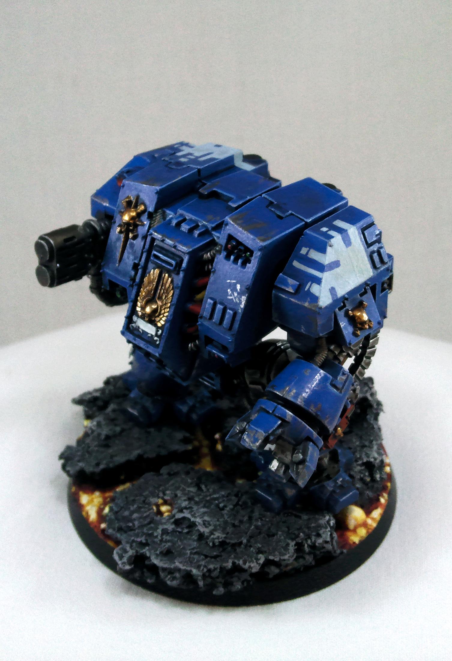 Dreadnought, Drednought, Space Marines, Ultramarines