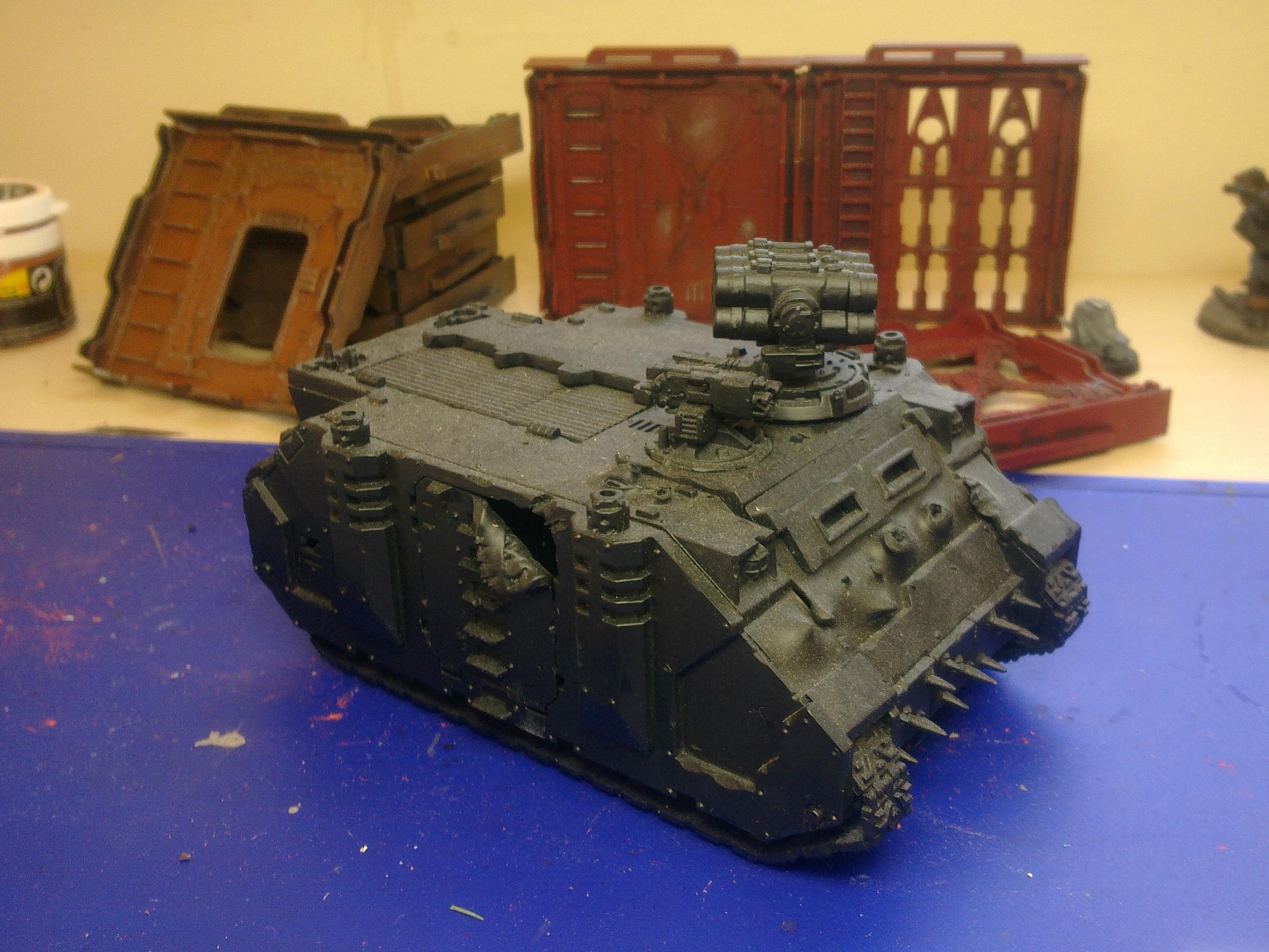 Death Gaurd, Rhino, Warhammer 40,000, Work In Progress