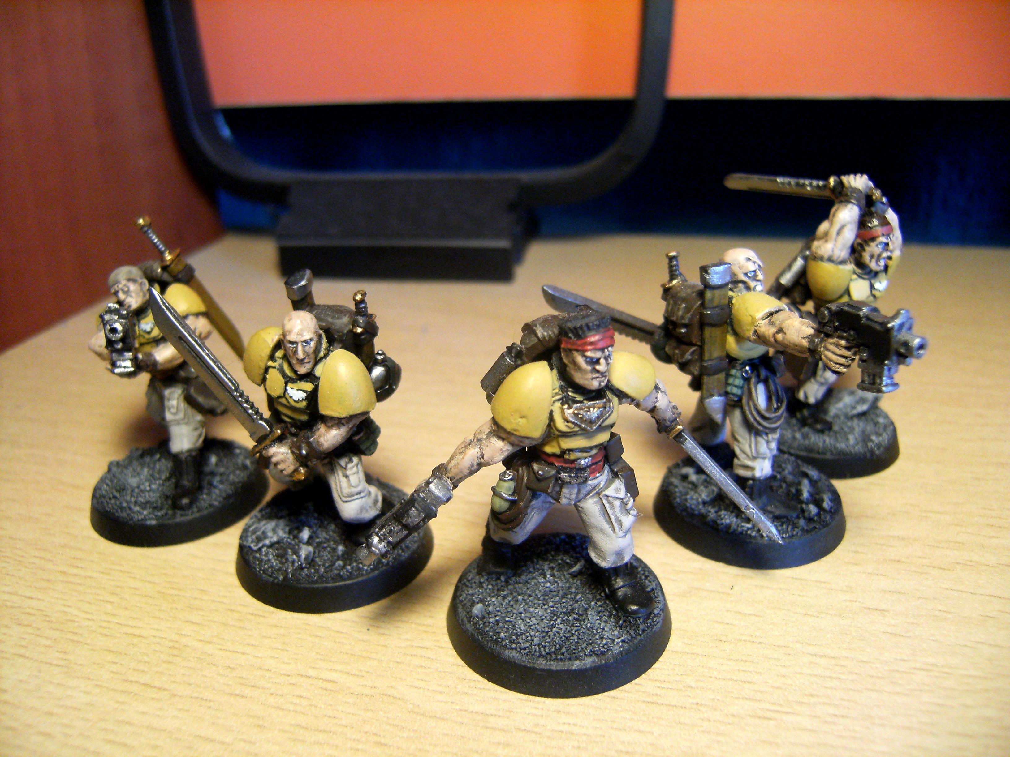 Imperial Fist Space Marines, Kitbash, Scouts