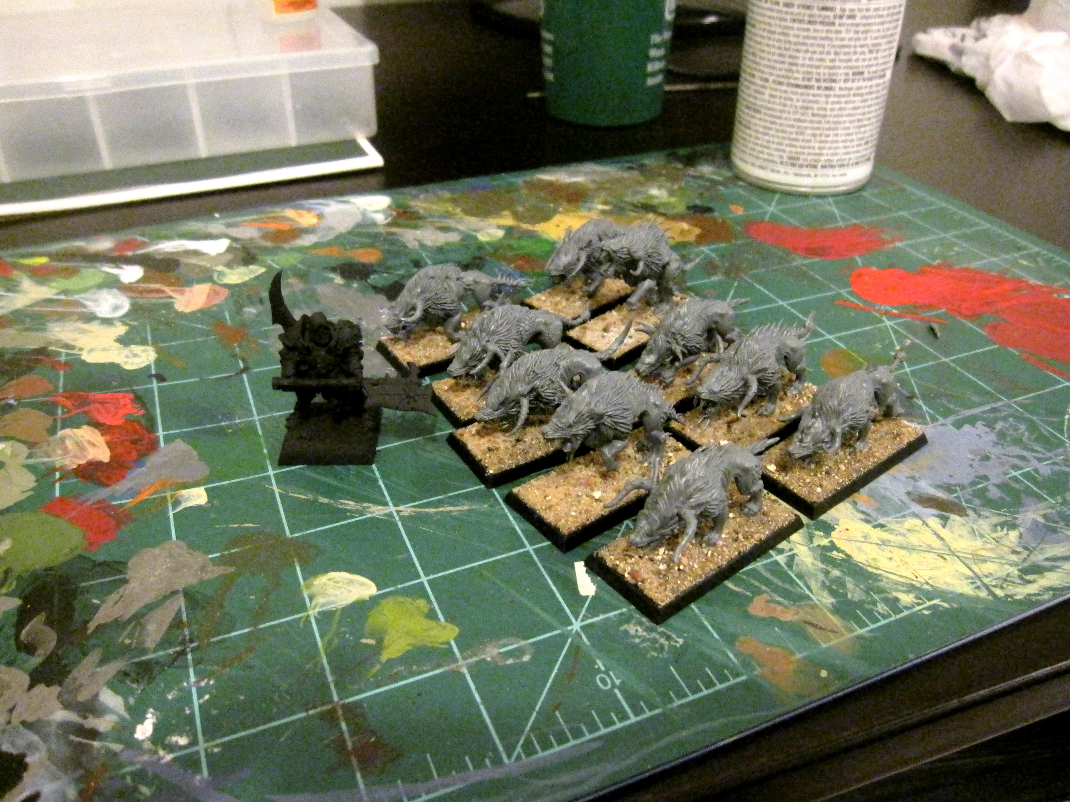 Champion, Warhammer Fantasy, Warhound, Warriors Of Chaos, Work In Progress
