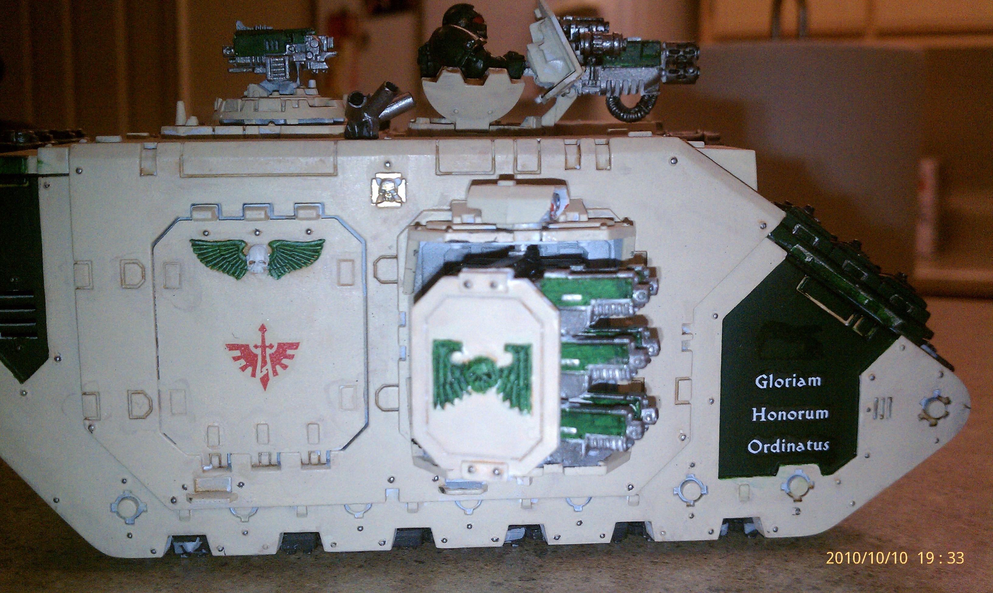 Crusader, Dark Angels, Deathwing, Deathwing Land Raider, Land Raider, Land Raider Crusader