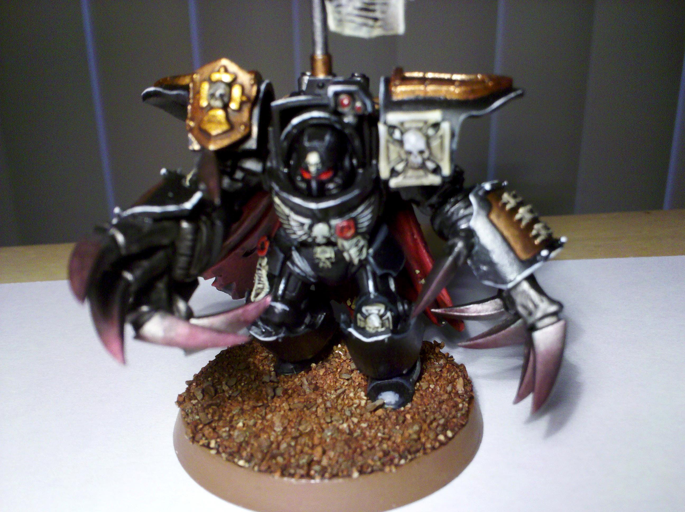 Chapter Master, Claws, Conversion, Epic, Pluto, Space Marines, Terminator Armor