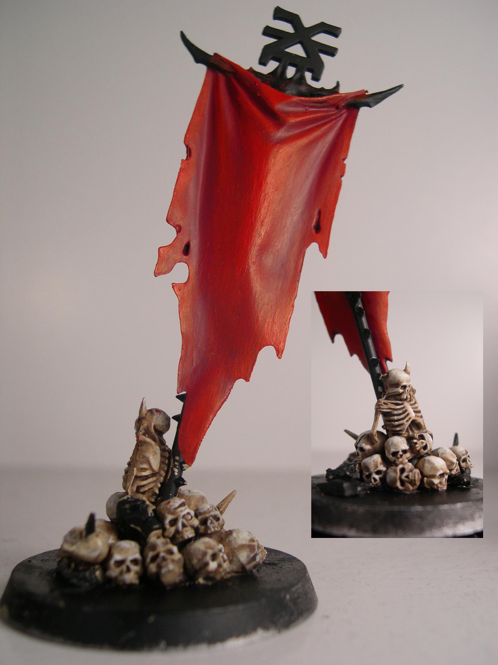 Banner, Khorne, Objective Marker, Skull