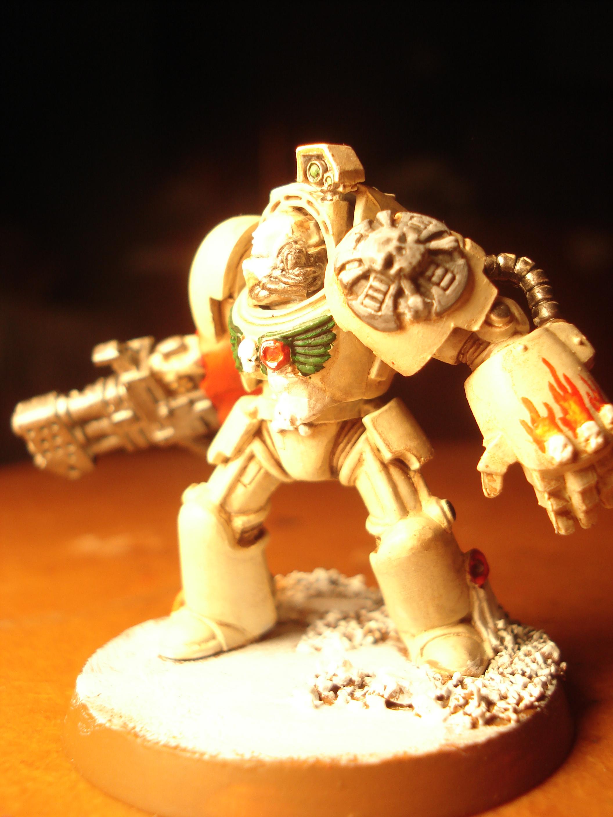 Dark Angels, Deathwing, Heavy Flamer, Space Marines, Termiator, Warhammer 40,000, Work In Progress