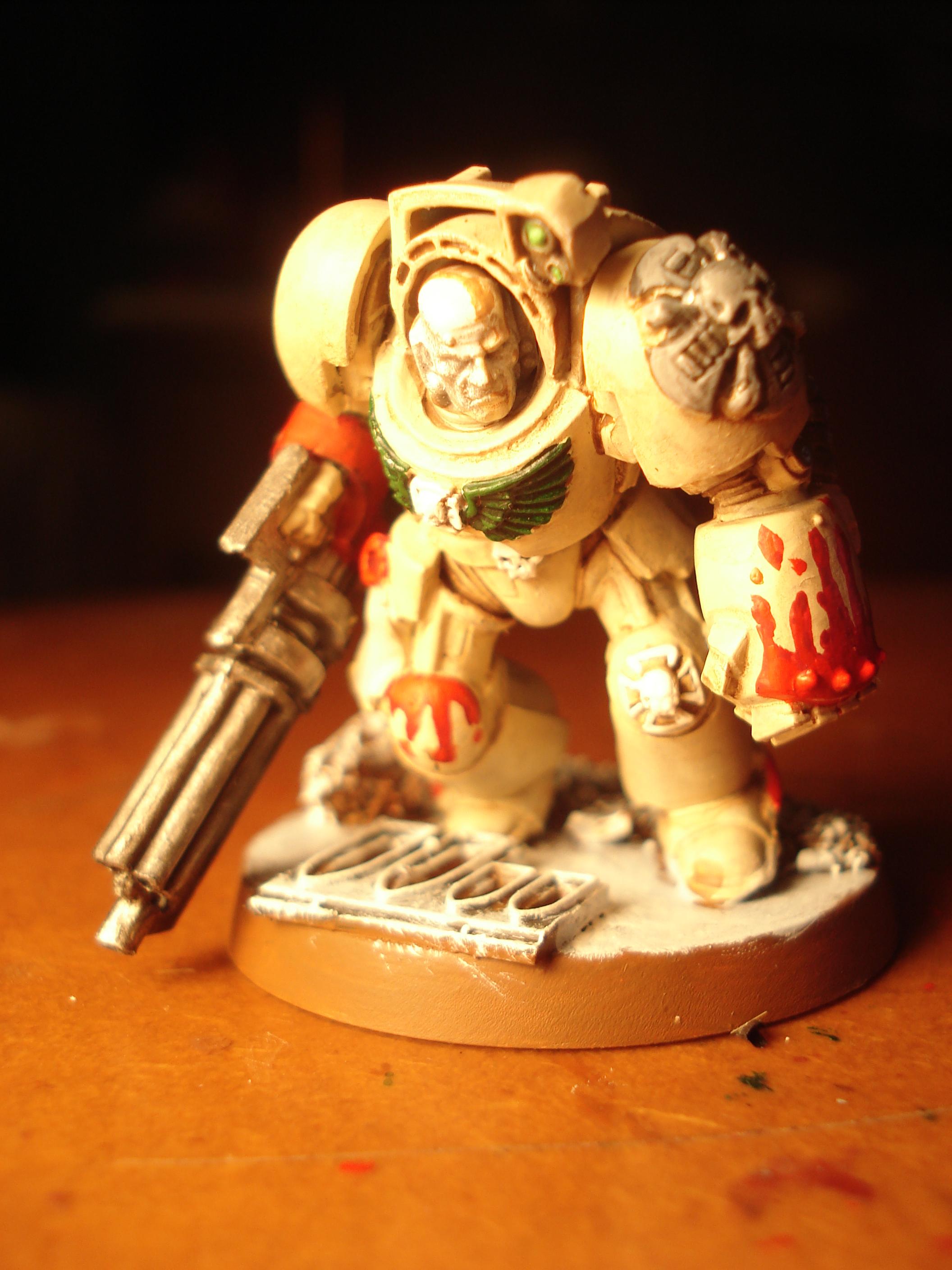 Assault Cannon, Dark Angels, Deathwing, Space Marines, Terminator Armor, Warhammer 40,000