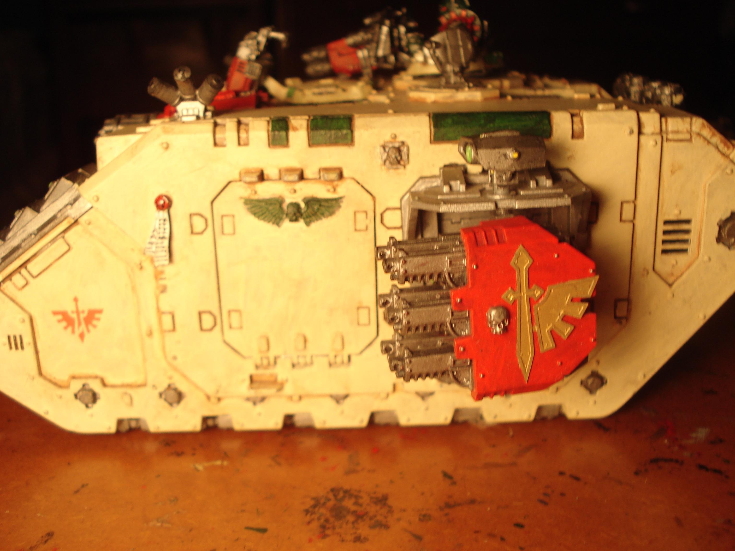 Dark Angels, Deathwing, Land Raider, Land Raider Cruisader, Space Marines, Warhammer 40,000