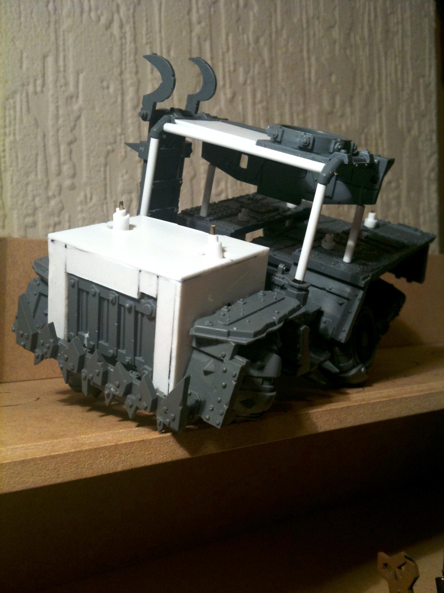 Da Dark Angelz, Orks, Trukk, Work In Progress