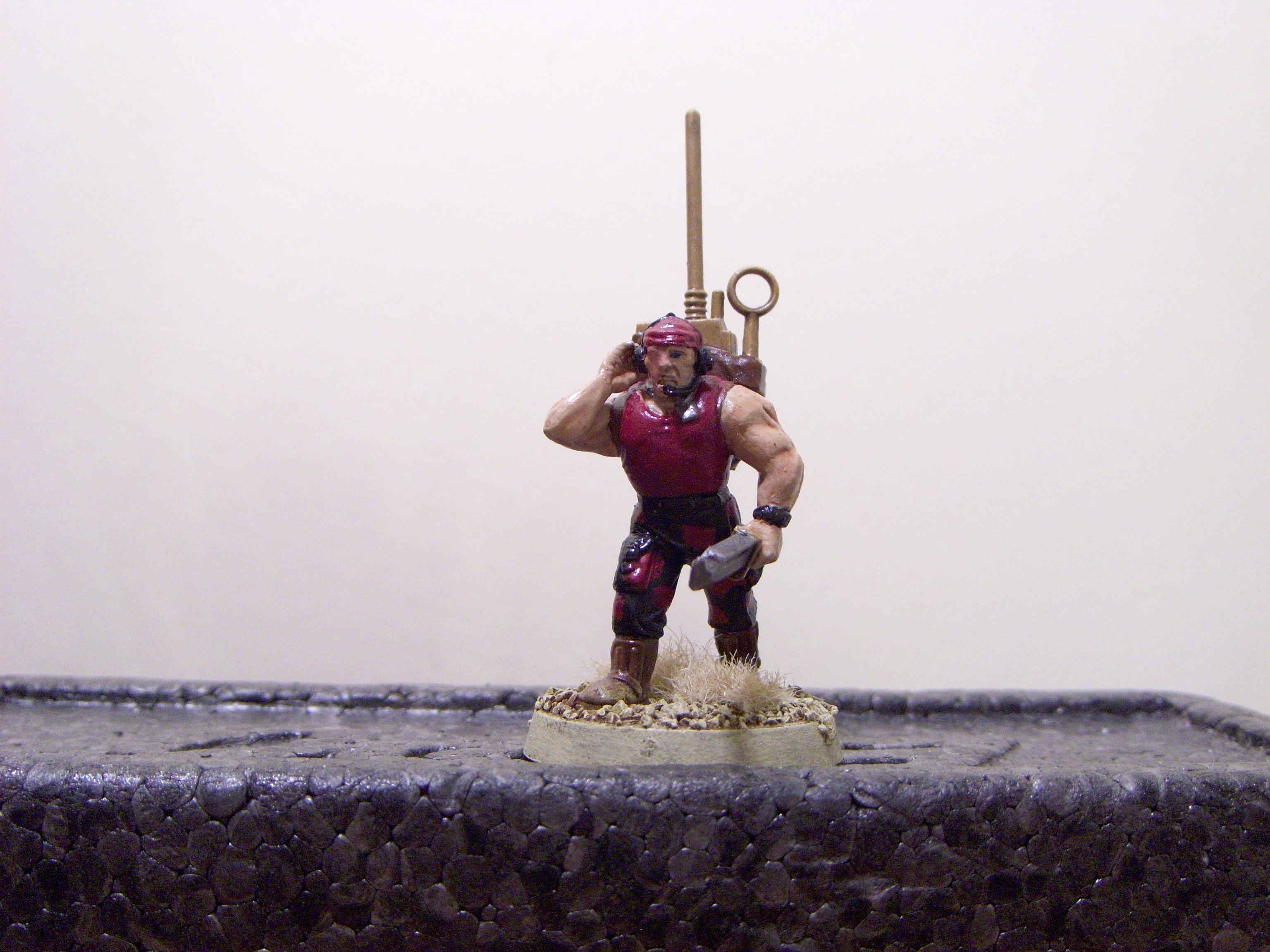 Guardsmen of Khorne Troop Command Squad 4 - Troop 5 Painted