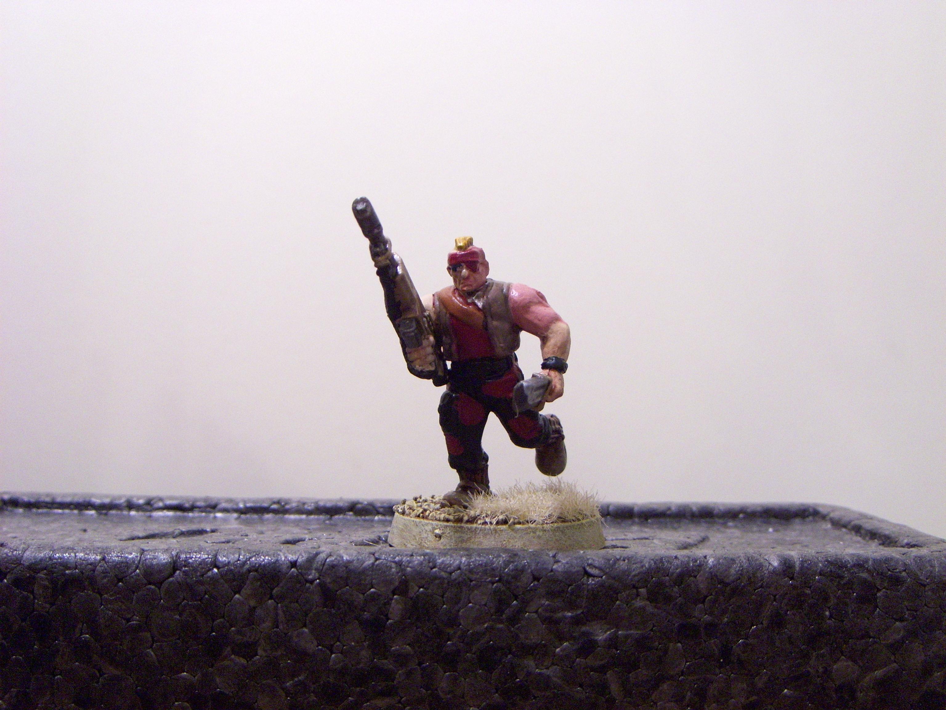 Guardsmen of Khorne Troop Command Squad 4 - Troop 3 Painted