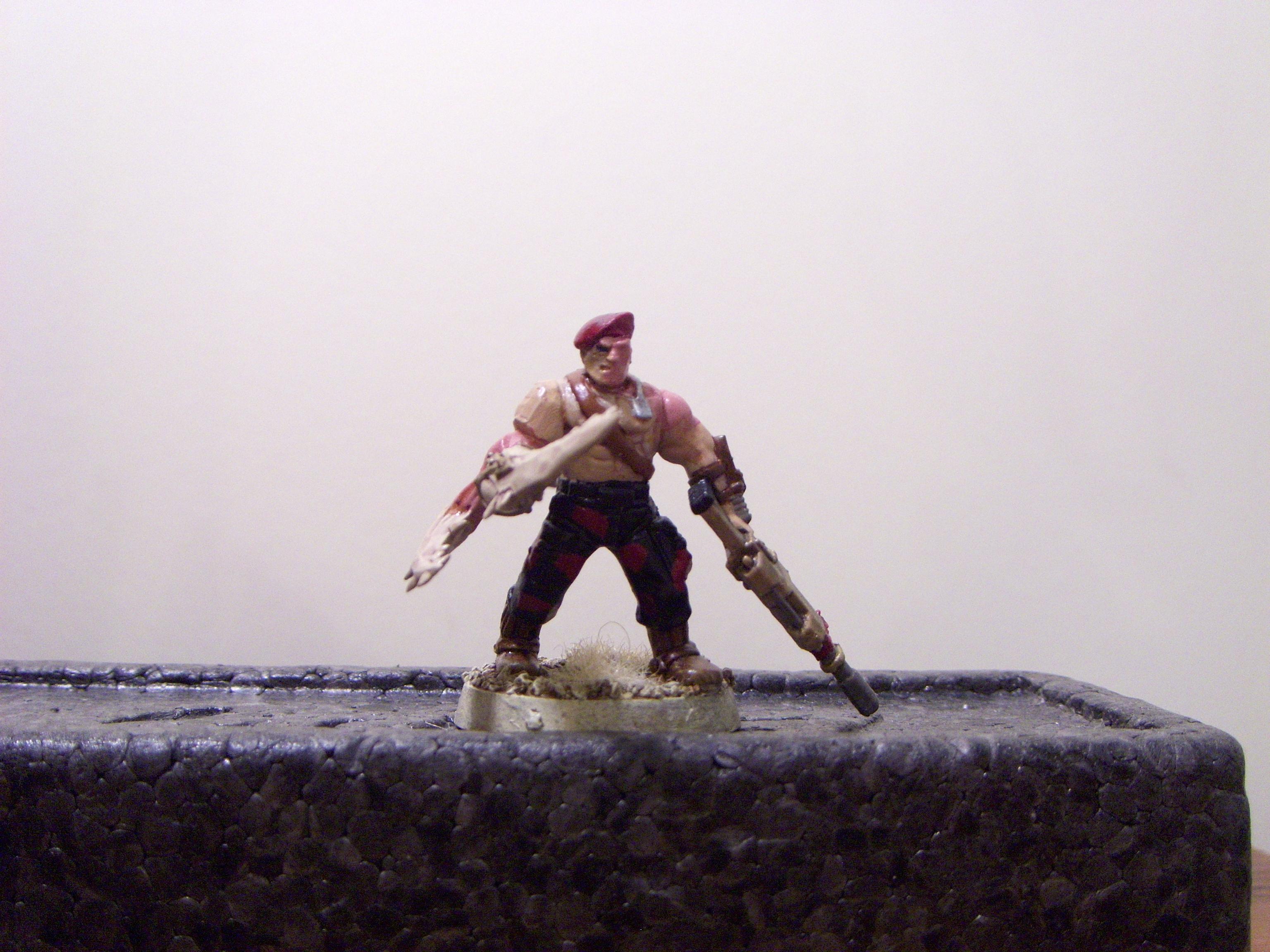 Guardsmen of Khorne Troop Command Squad 4 - Mutant 1 Painted