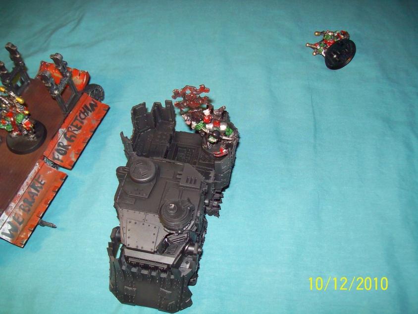 Boy, Kustom Force Field, Nob, Orks, Thraka, Trukk, Waaagh!, Wagon, Warhammer 40,000, Warhammer Fantasy