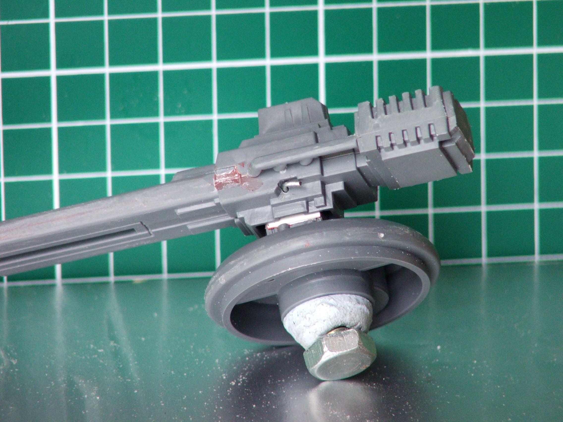 turret set for rail gun