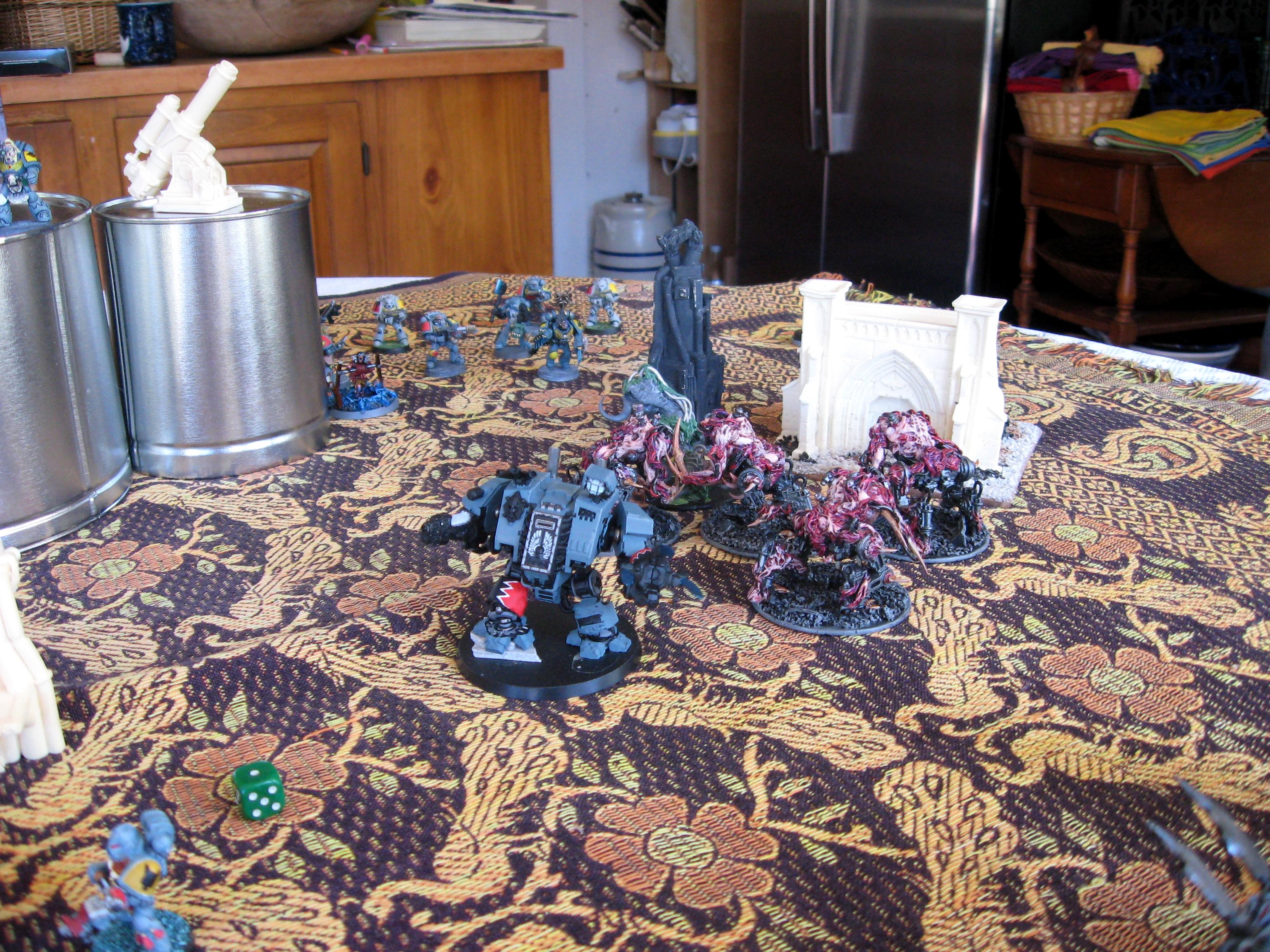 Battle Report, Chaos, Space Marines, Space Wolves, Warhammer 40,000