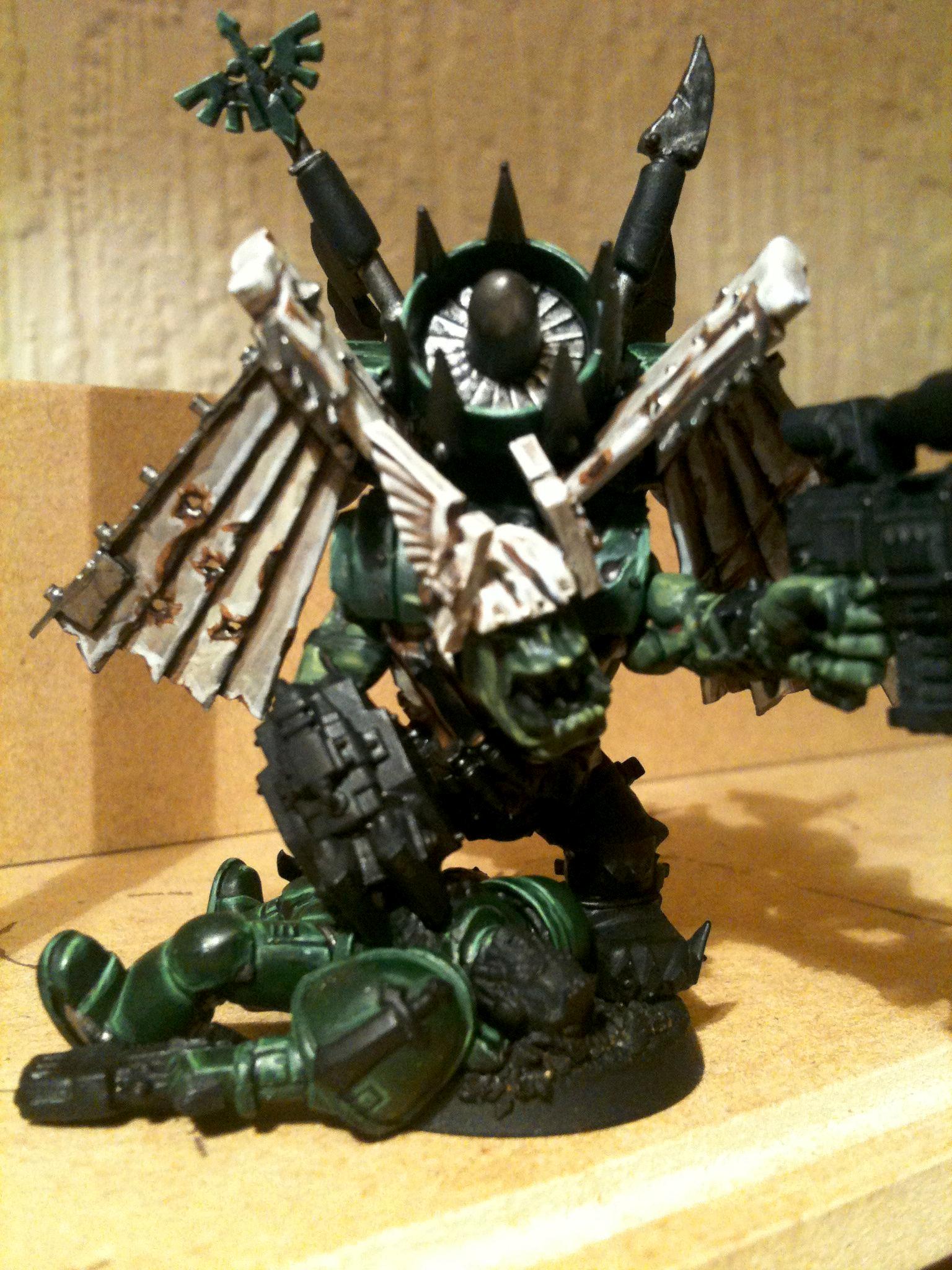 Da Dark Angelz, Nob, Orks, Stormboy, Work In Progress