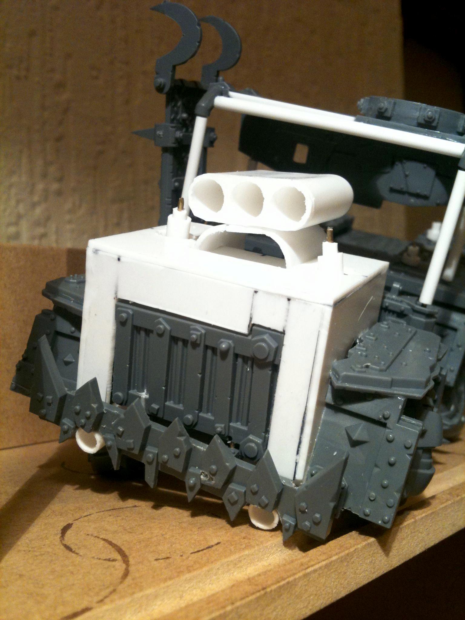 Da Dark Angelz, Orks, Trukk, Work In Progress