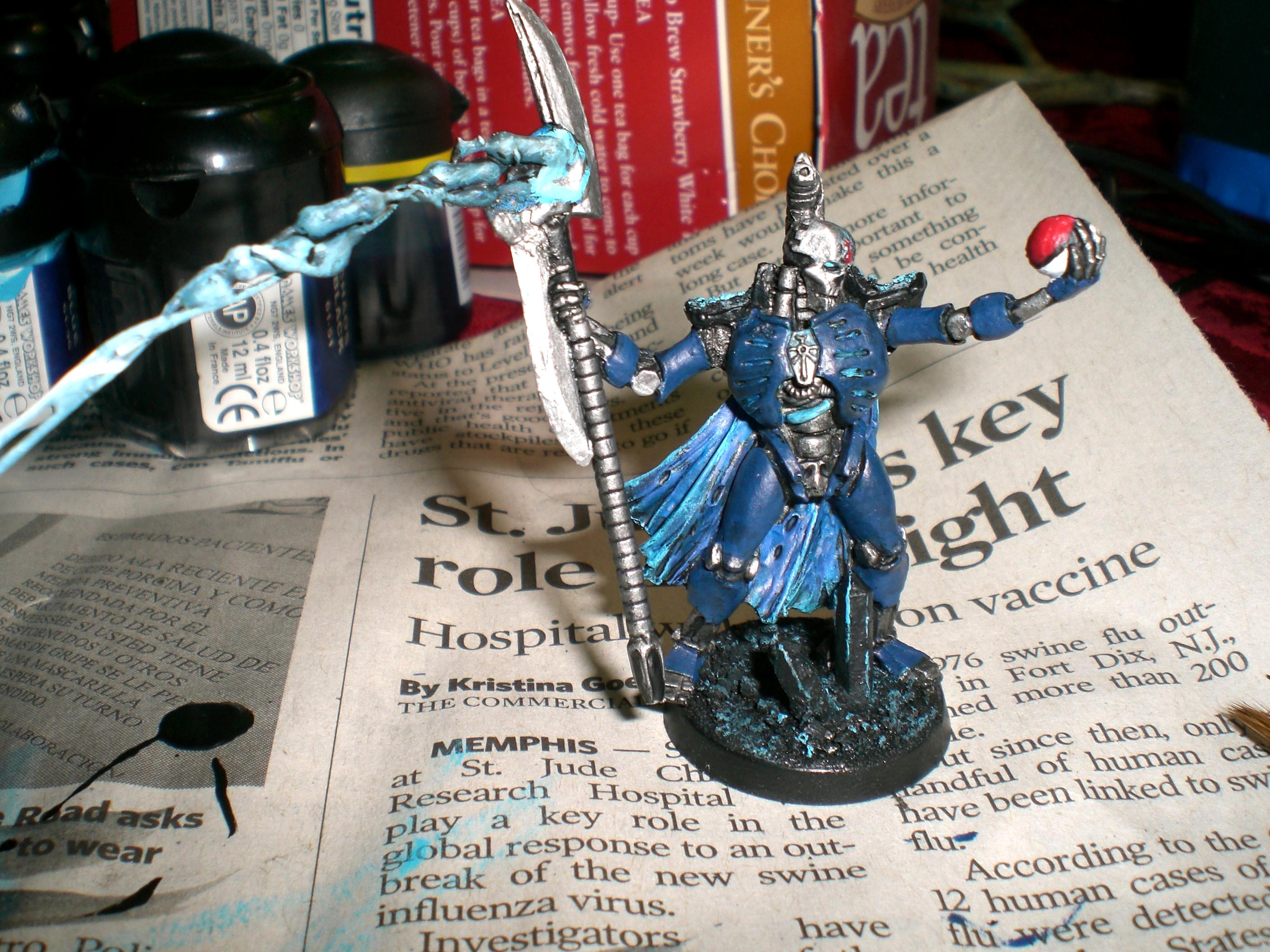 Blue, Charcoal, Customization, Necron Lord, Pokeball, Pokemon