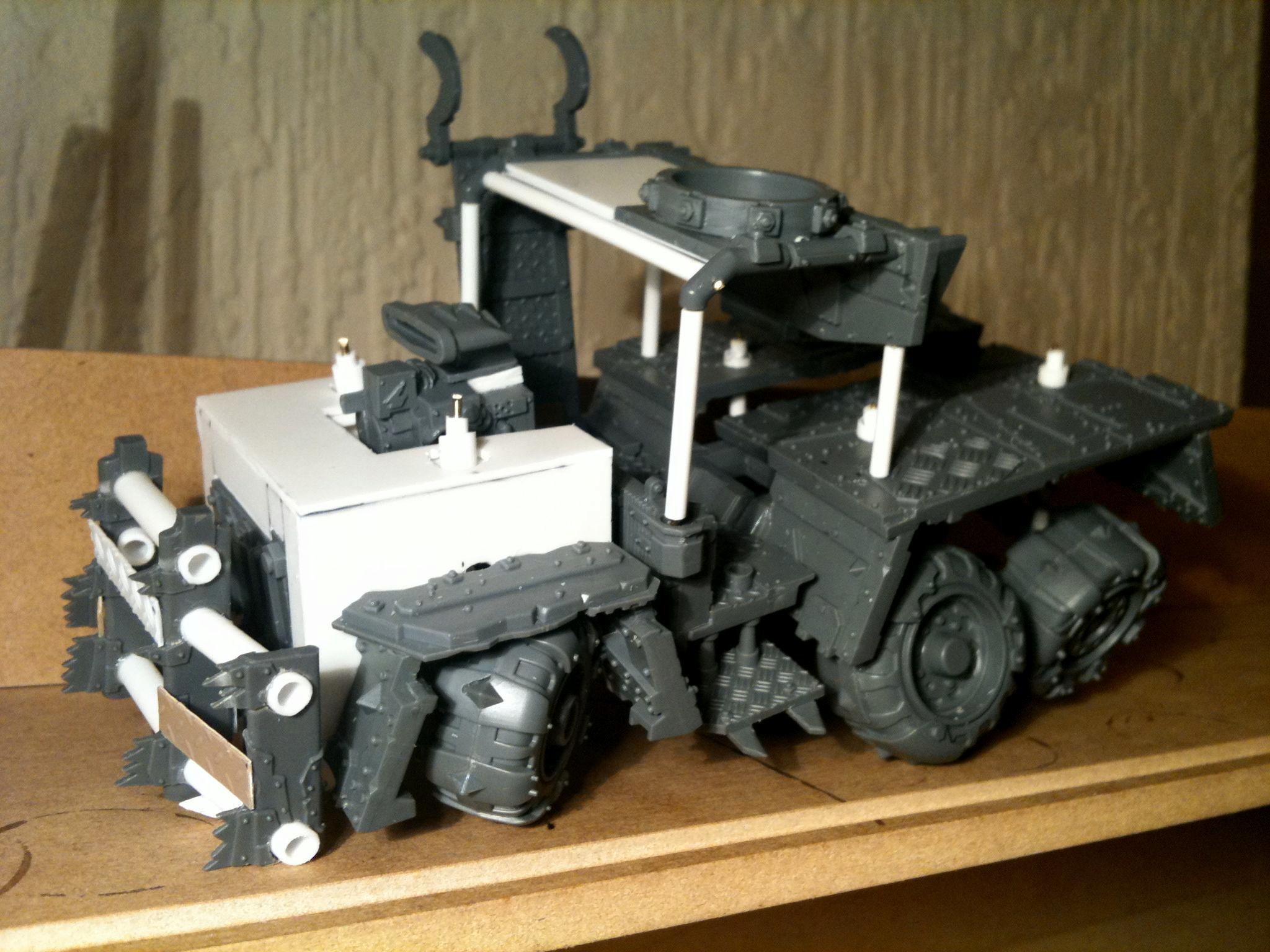 Da Dark Angelz, Orks, Trukk, Work In Progress