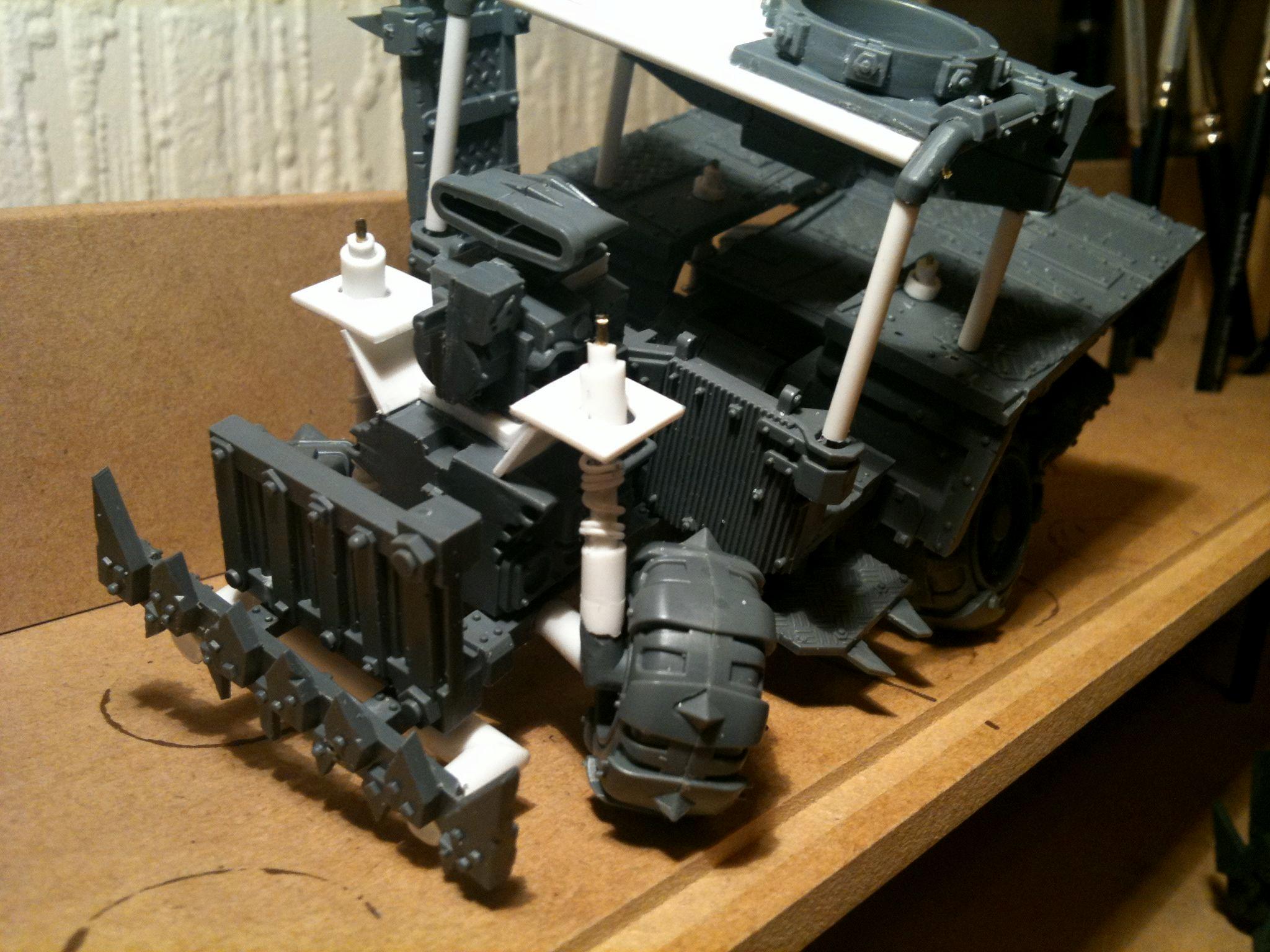 Da Dark Angelz, Orks, Trukk, Work In Progress