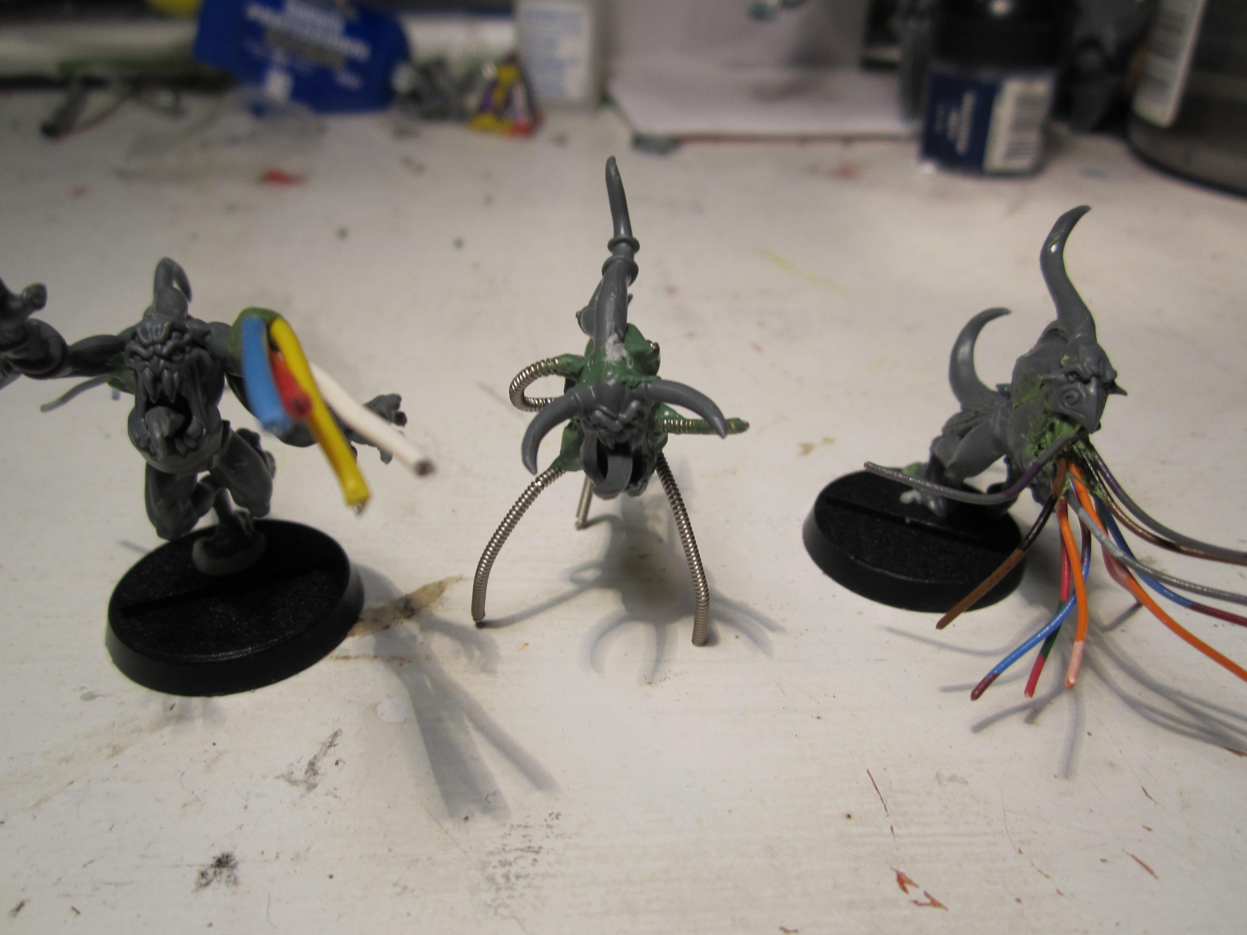 Chaos Daemons, Conversion, Greenstuff, Horrors, Tzeentch, Warhammer 40,000
