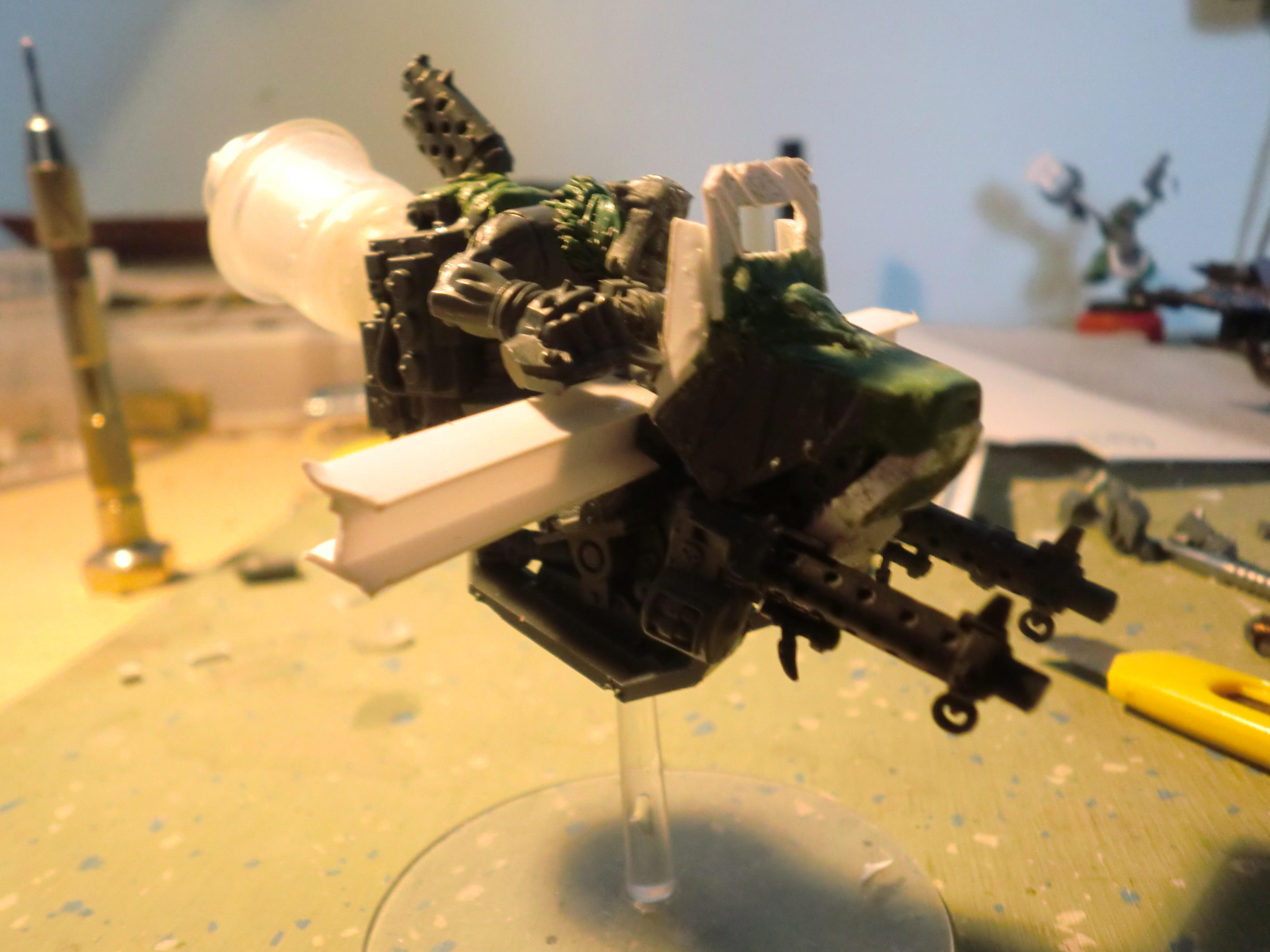 Deffkopta, Greenstuff, Orks, Plane, Work In Progress