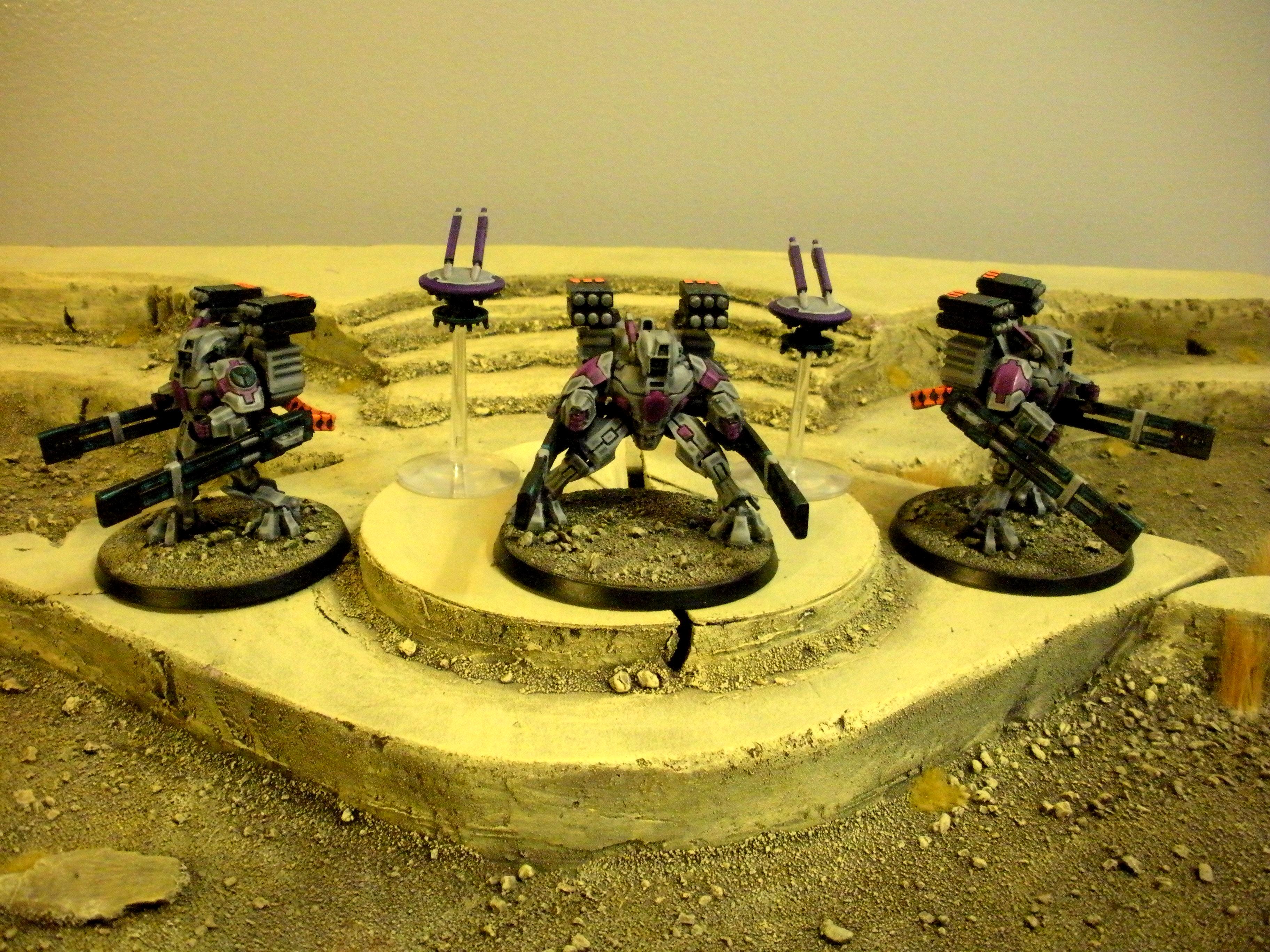 Tau, Broadsides