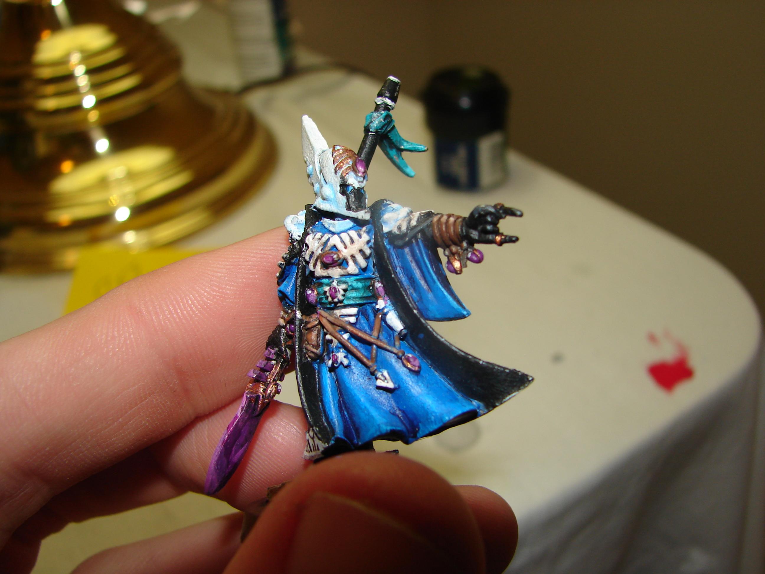 Blue, Eldar, Farseer, Ghosthelm