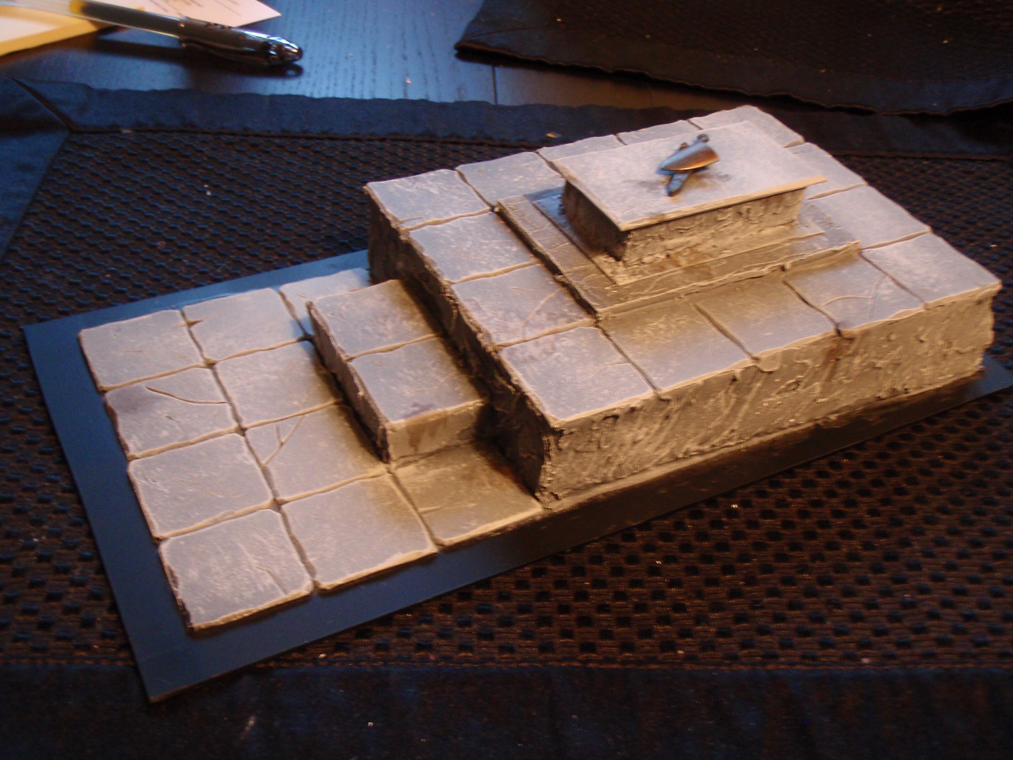 3-D Tomb Chamber with removable sarcophagus