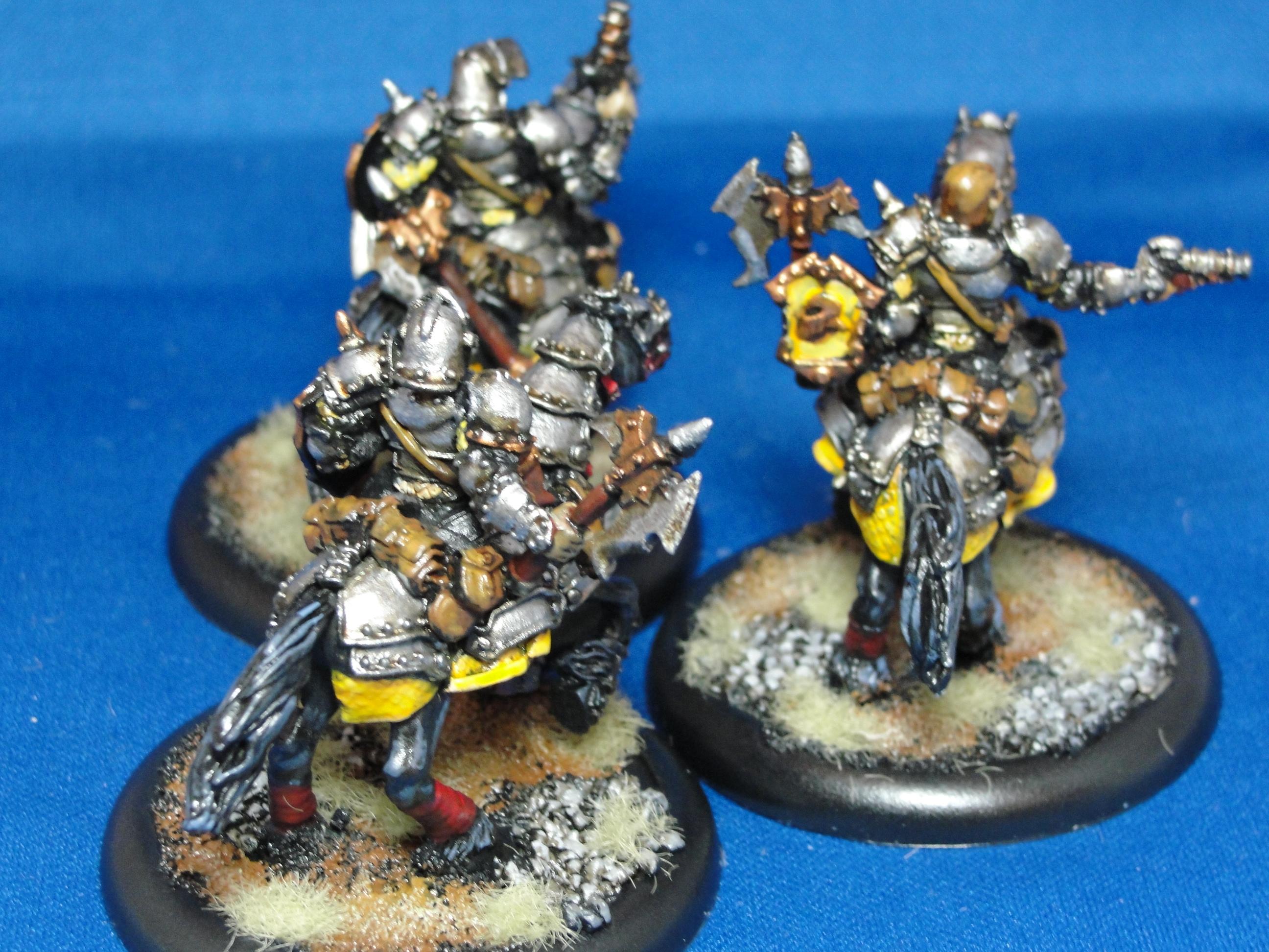Warmachine, Mercenary, Steelhead heavy cavalry