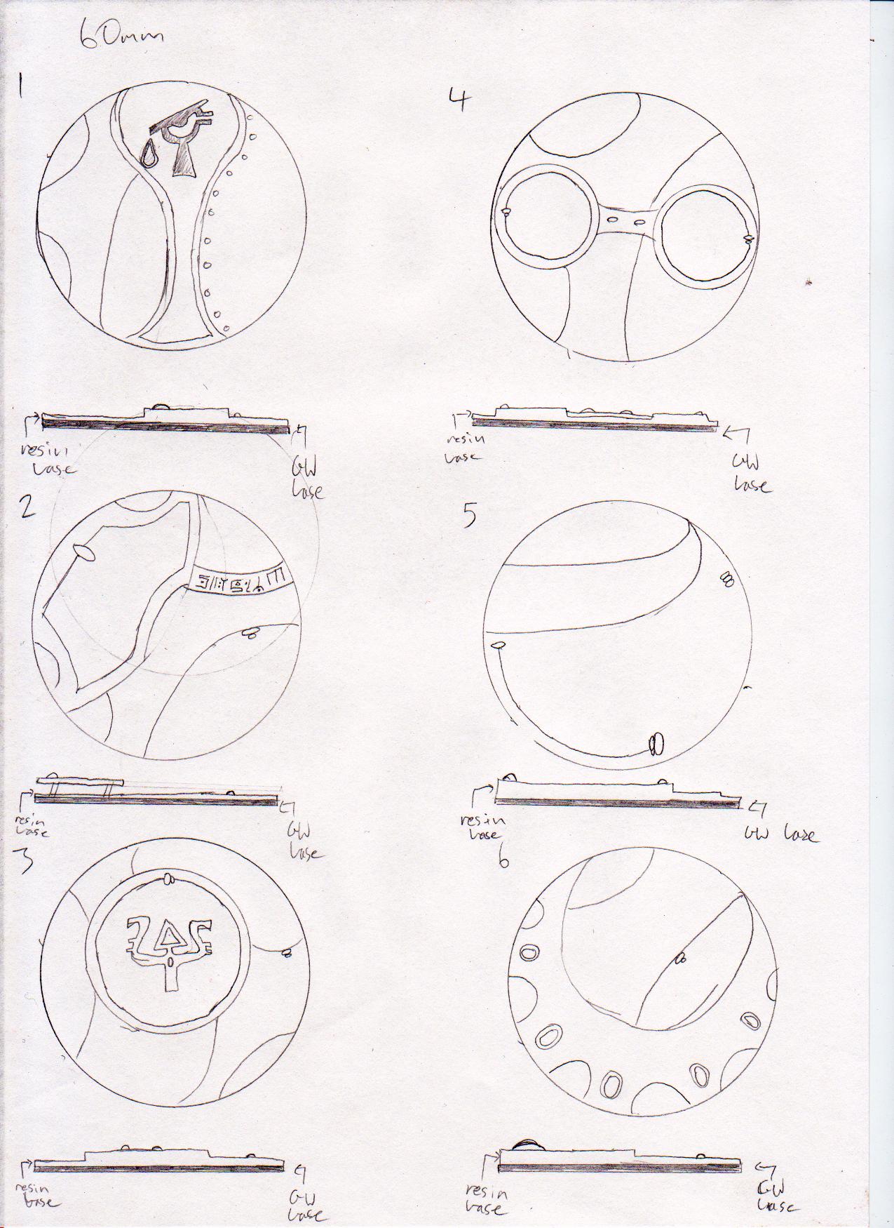 Concept for Eldar Custom Bases 60mm