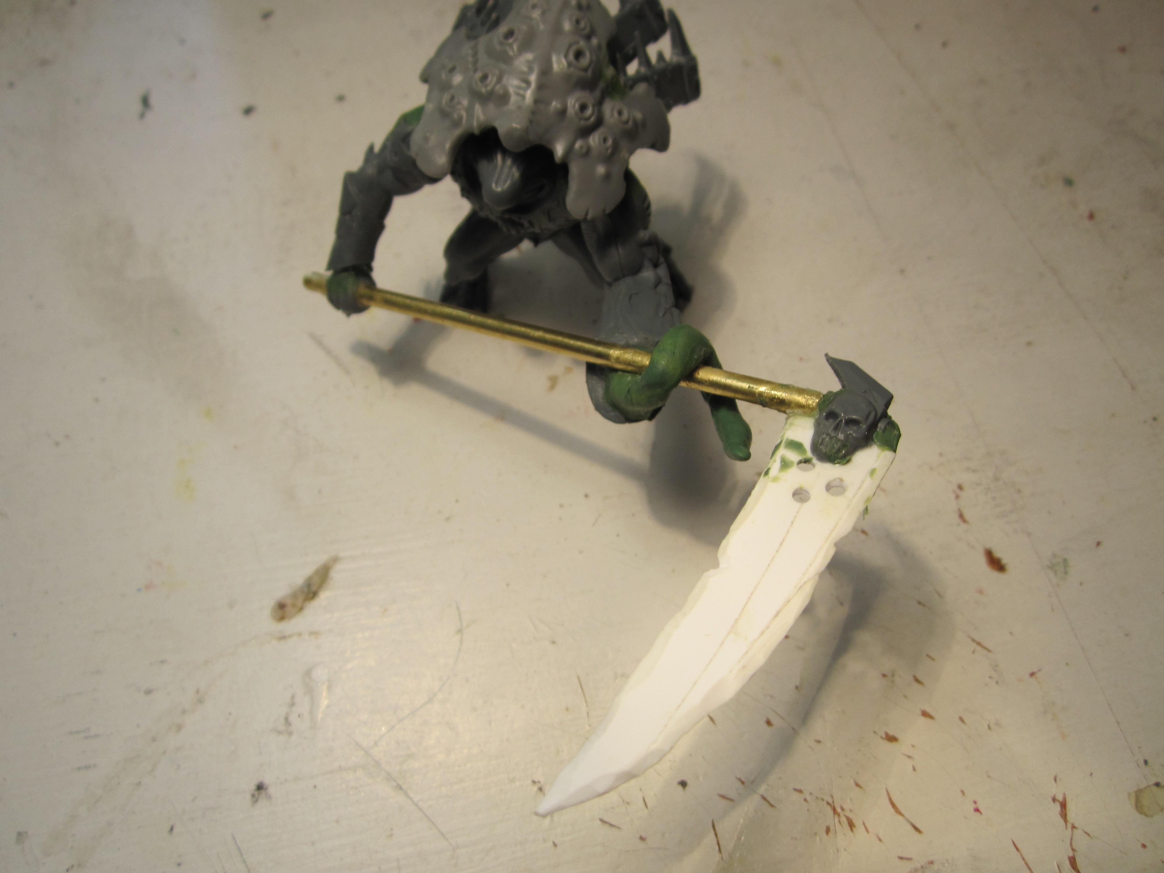 Chaos, Chaos Daemons, Conversion, Daemon Prince, Daemons, Nurgle, Warhammer 40,000, Work In Progress
