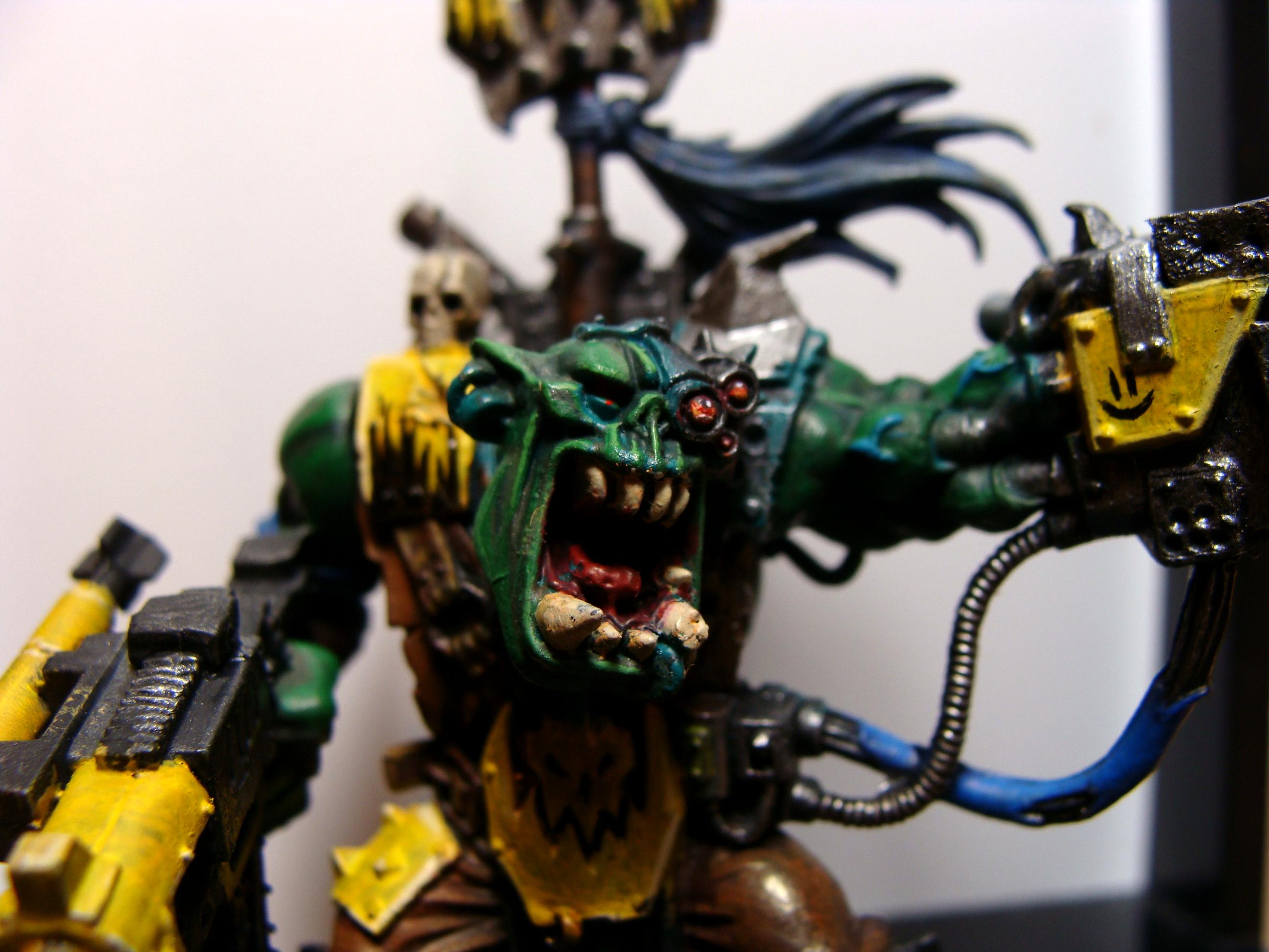 Assault On Black Reach, Conversion, Flames, Orks, Warboss