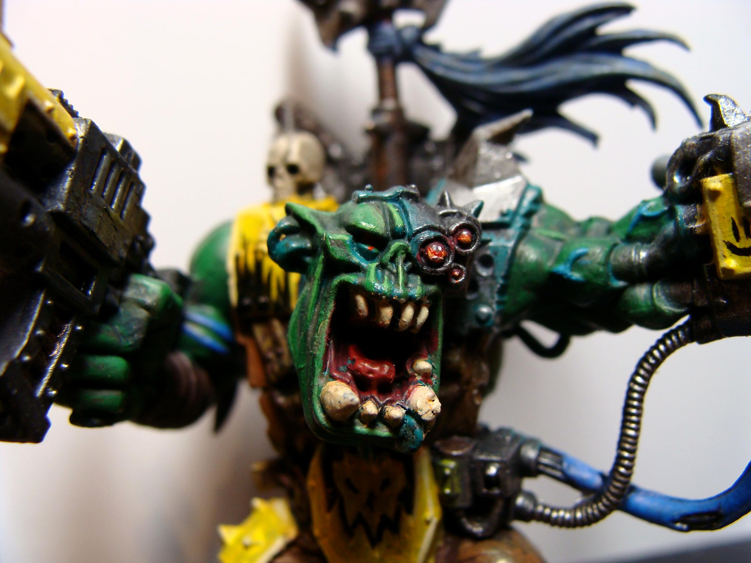 Assault On Black Reach, Conversion, Flames, Orks, Warboss