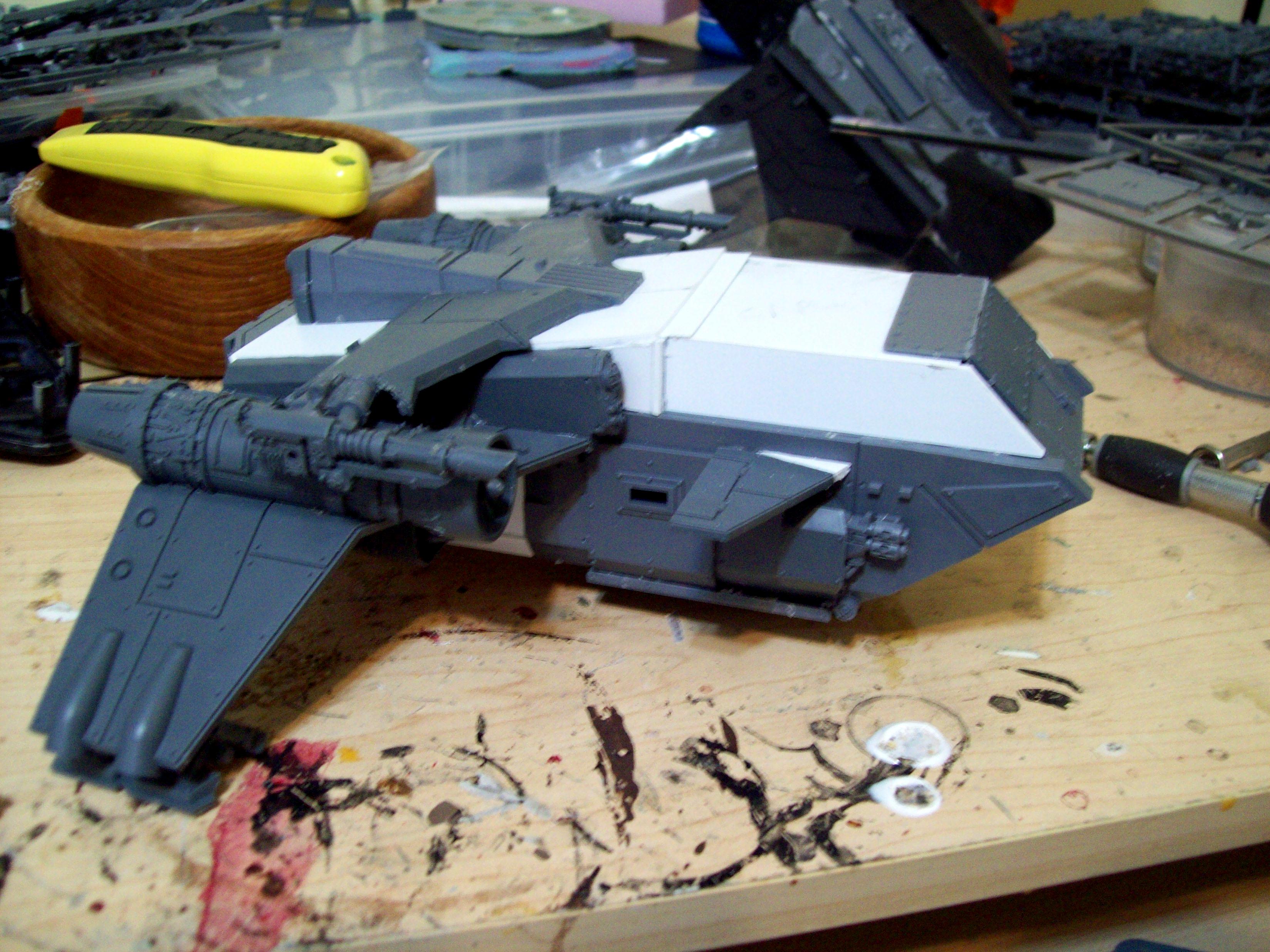 Blood Angels, Conversion, Kit-bash, Storm Raven, Warhammer 40,000, Work In Progress