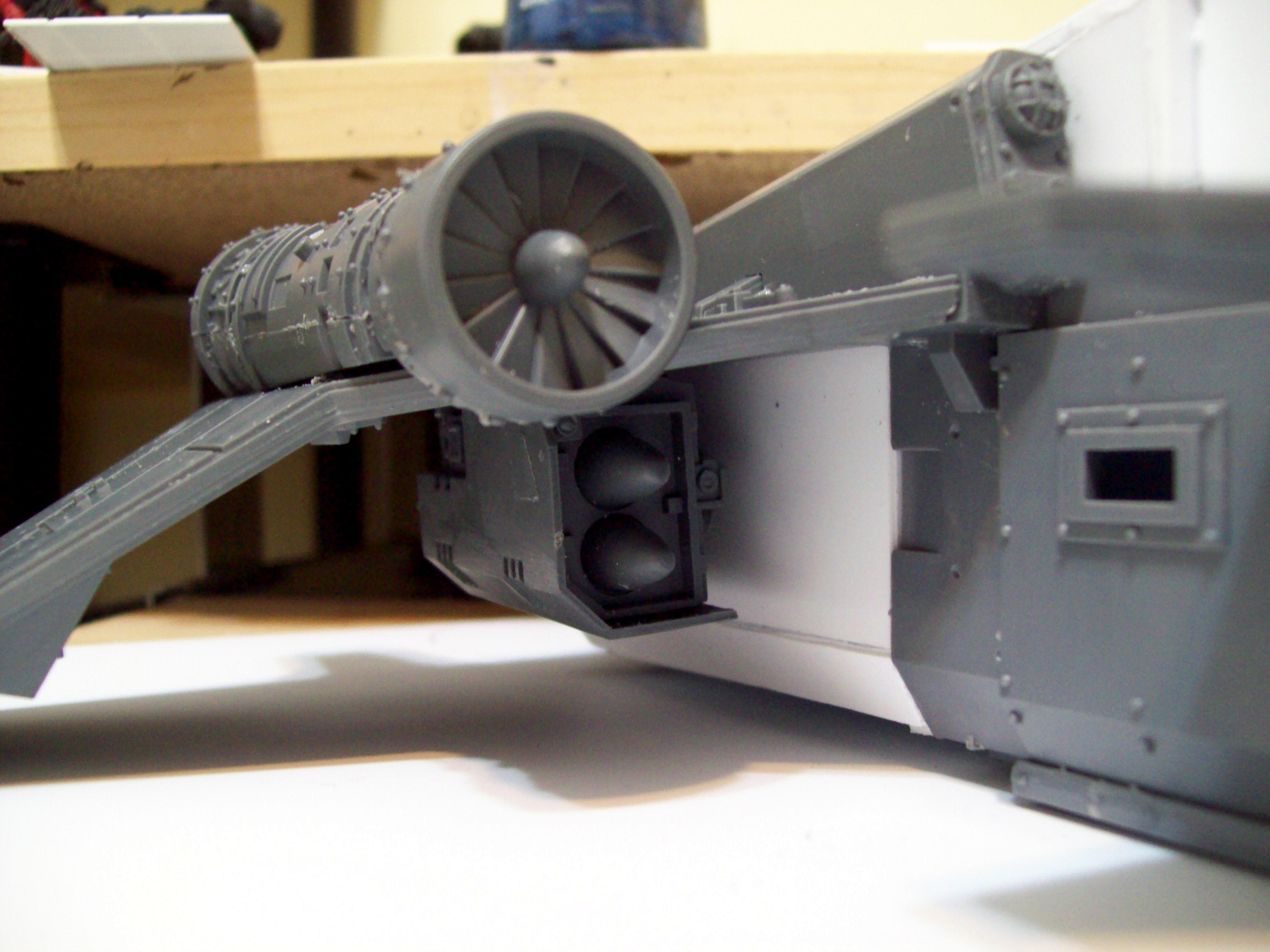 Blood Angels, Conversion, Kit-bash, Storm Raven, Warhammer 40,000, Work In Progress