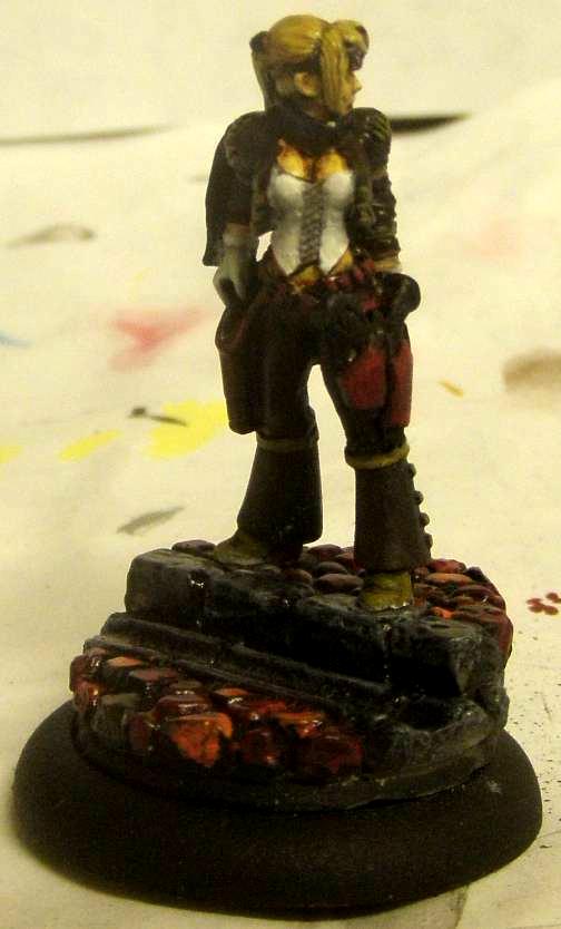 Convict Gunslinger, Iron Kingdoms, Malifaux, Ordic Pistoleer, Outcasts, Privateer Press, Valeria Alvaro, Work In Progress