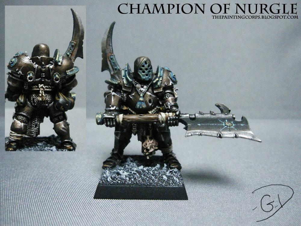 Champion, Nurgle, Warhammer Fantasy
