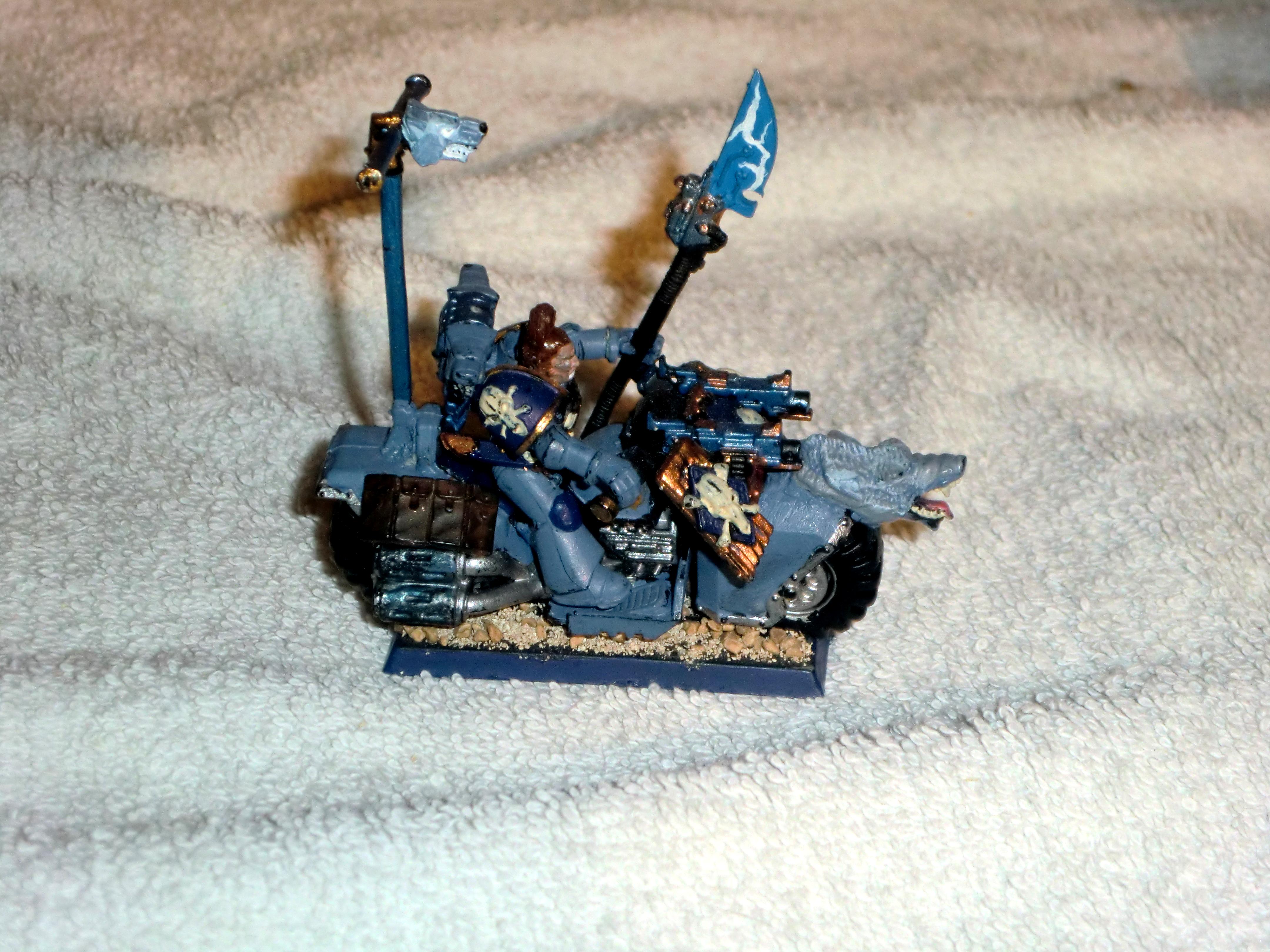 Wolf Lord on bike