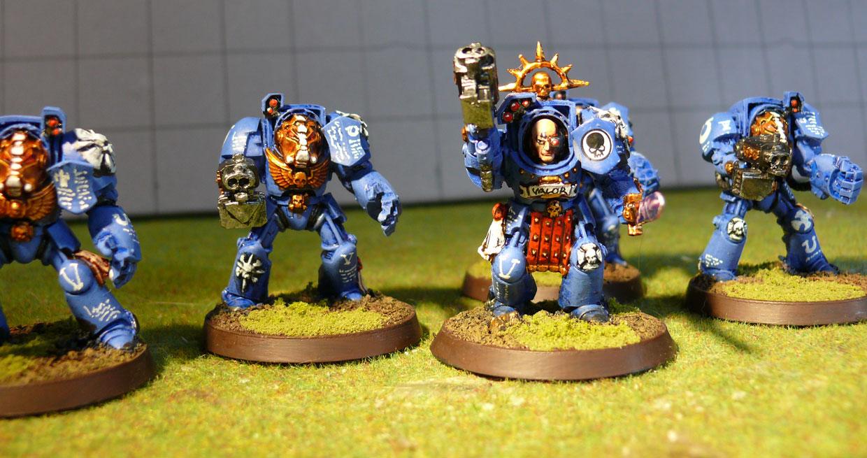 Chaplain, Command, Deeadnaught, Tactical, Techmarine, Terminator Armor, Treminator Squad, Ultramarines