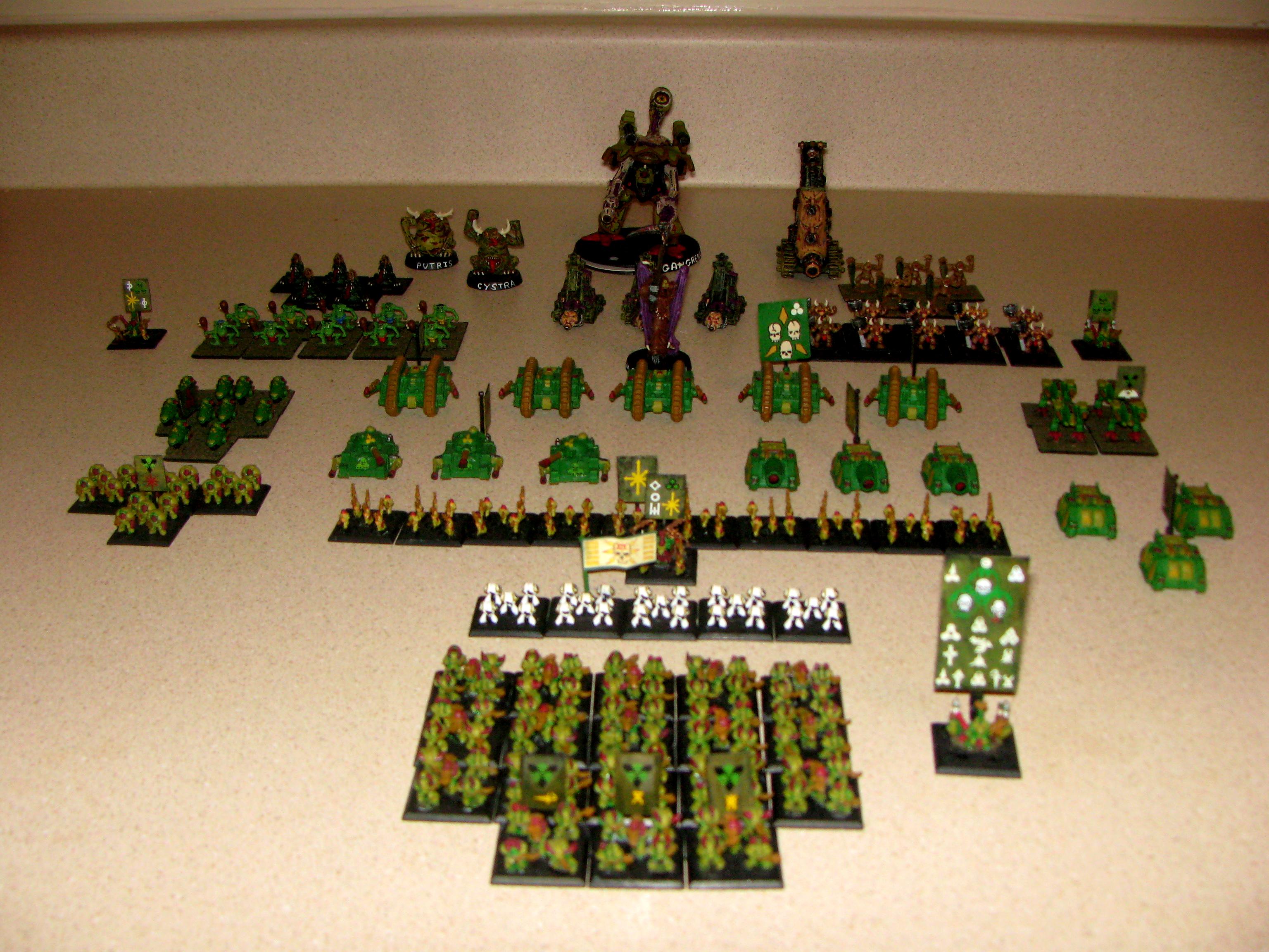 Epic, Epic 40k, Nurgle, Nurgle Army