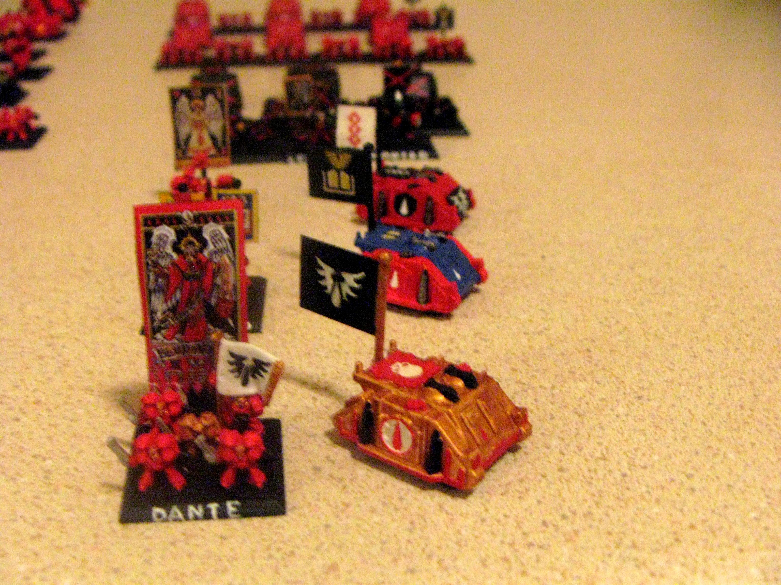 Blood Angel Army, Blood Angels, Epic 40k, Epic 40k Blood Angels