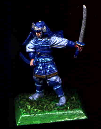 Blue, Bushi, Character, Clan War, Crane, Katana, L5r, Legend Of The Five Rings, Samurai, White
