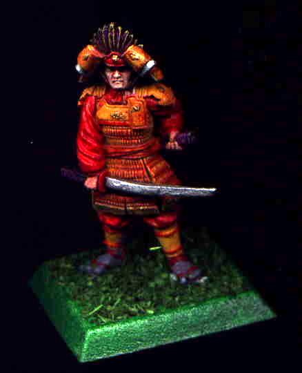 Bushi, Character, Clan War, Katana, L5r, Legend Of The Five Rings, Orange, Phoenix, Red, Samurai, Yellow