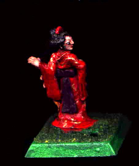 Character, Clan War, Courtier, Kimono, L5r, Legend Of The Five Rings, Orange, Phoenix, Red, Samurai, Shugenja, Yellow