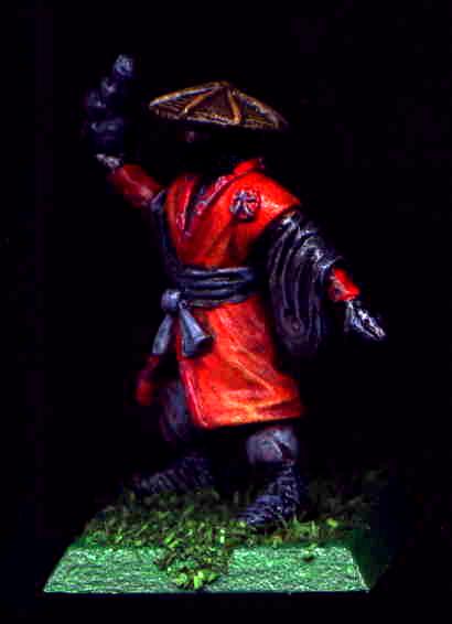 Character, Clan War, Kimono, L5r, Legend Of The Five Rings, Orange, Phoenix, Red, Samurai, Shugenja, Yellow
