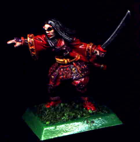 Bushi, Character, Clan War, Katana, L5r, Legend Of The Five Rings, Orange, Phoenix, Red, Samurai, Yellow