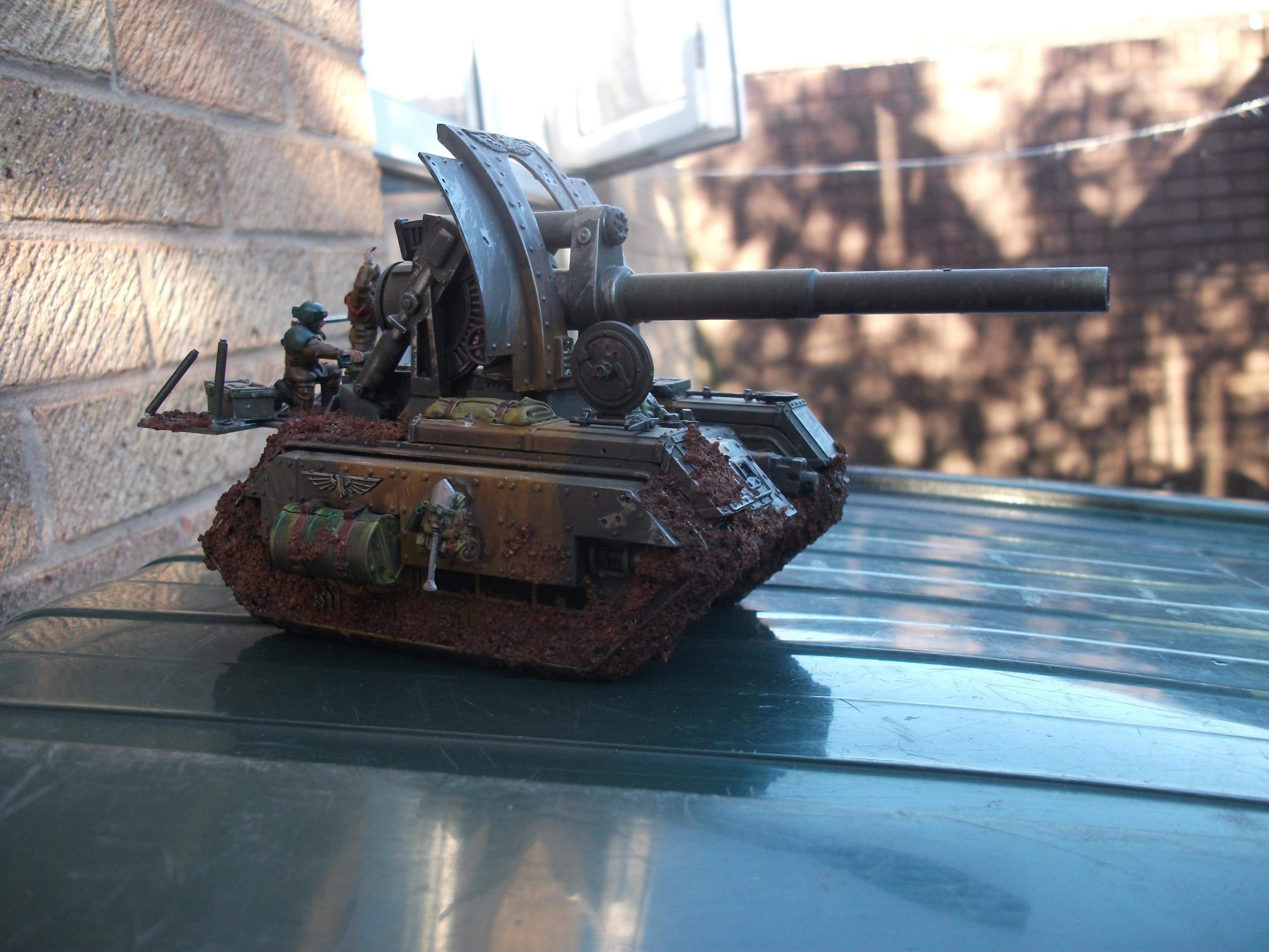 Basilisk, Battle Damage, Imperial Guard, Mud
