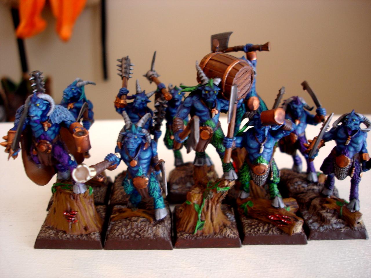 Beastmen, Warhammer Fantasy, Wood Elves