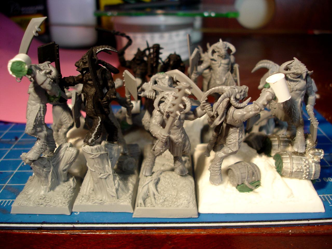 Beastmen, Warhammer Fantasy, Wood Elves